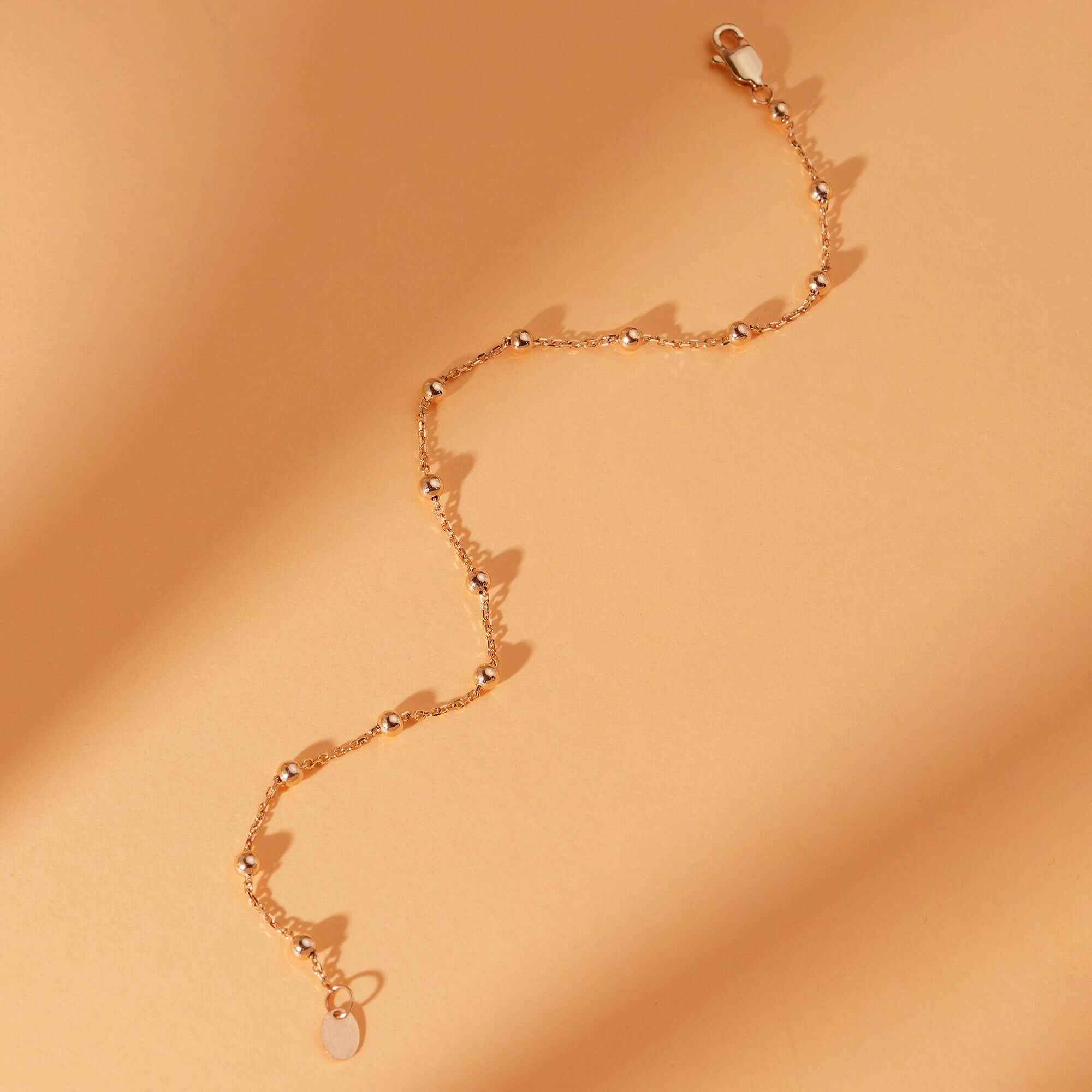 Fine Bead Link Bracelet