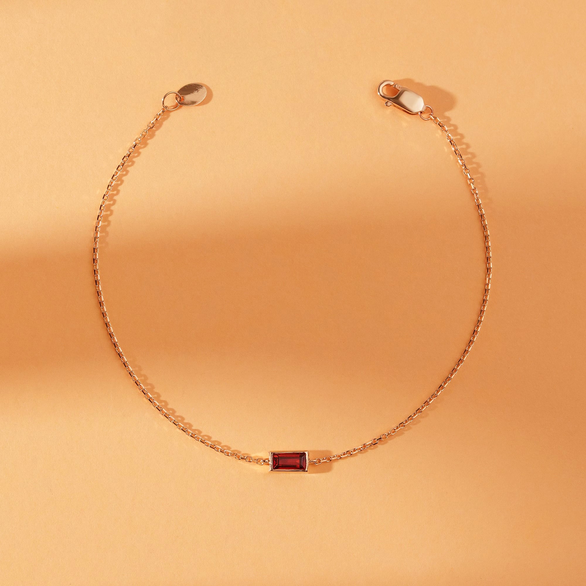 Ruby Spark Birthstone Bracelet