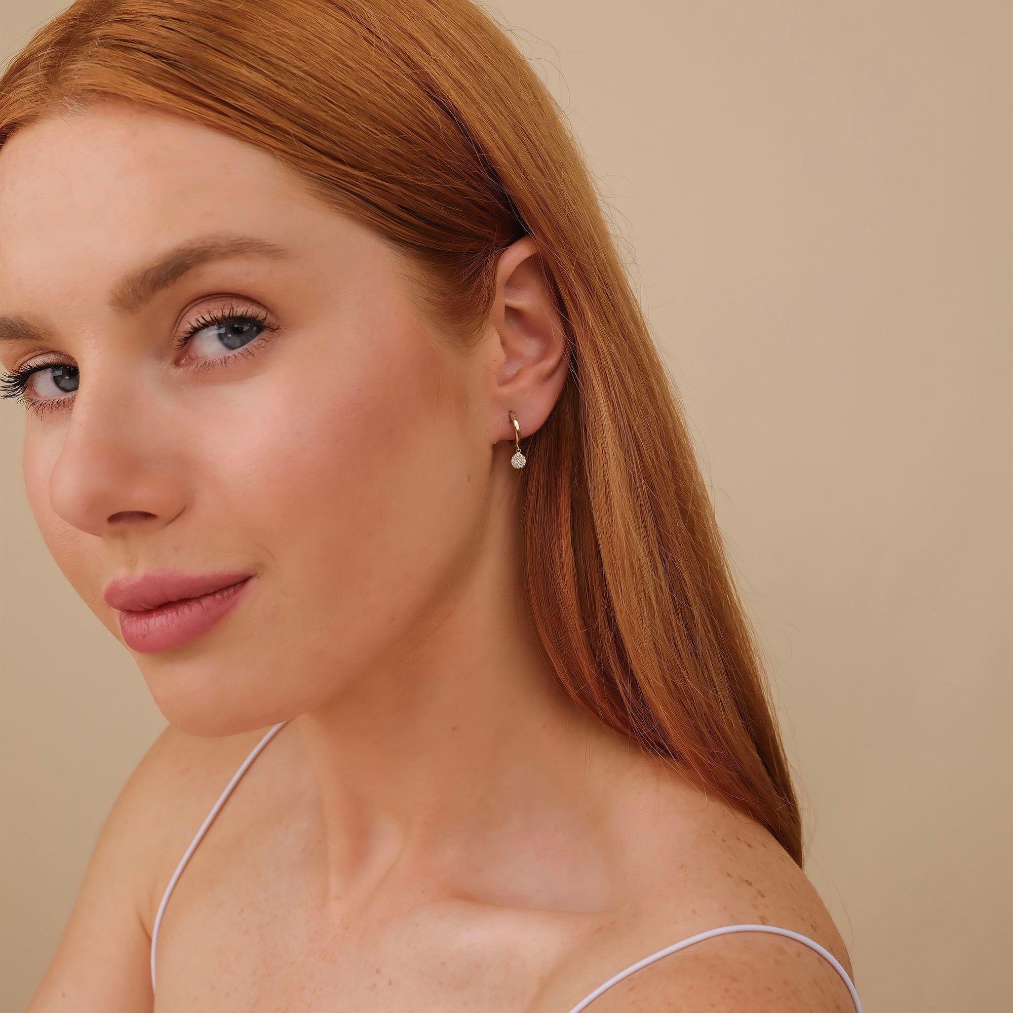 Twinkle Disc Hoops