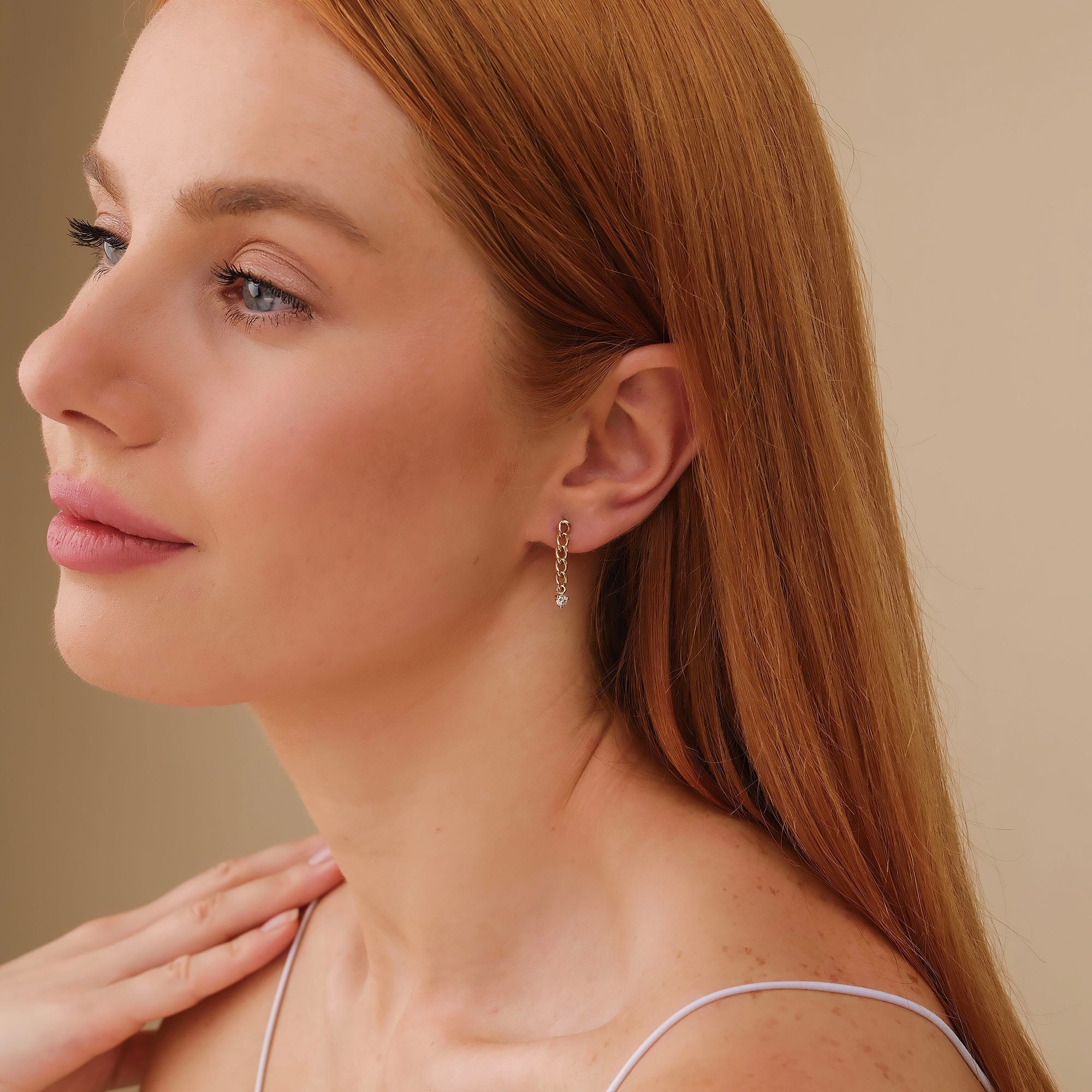 Dangling Cuban Link Earrings