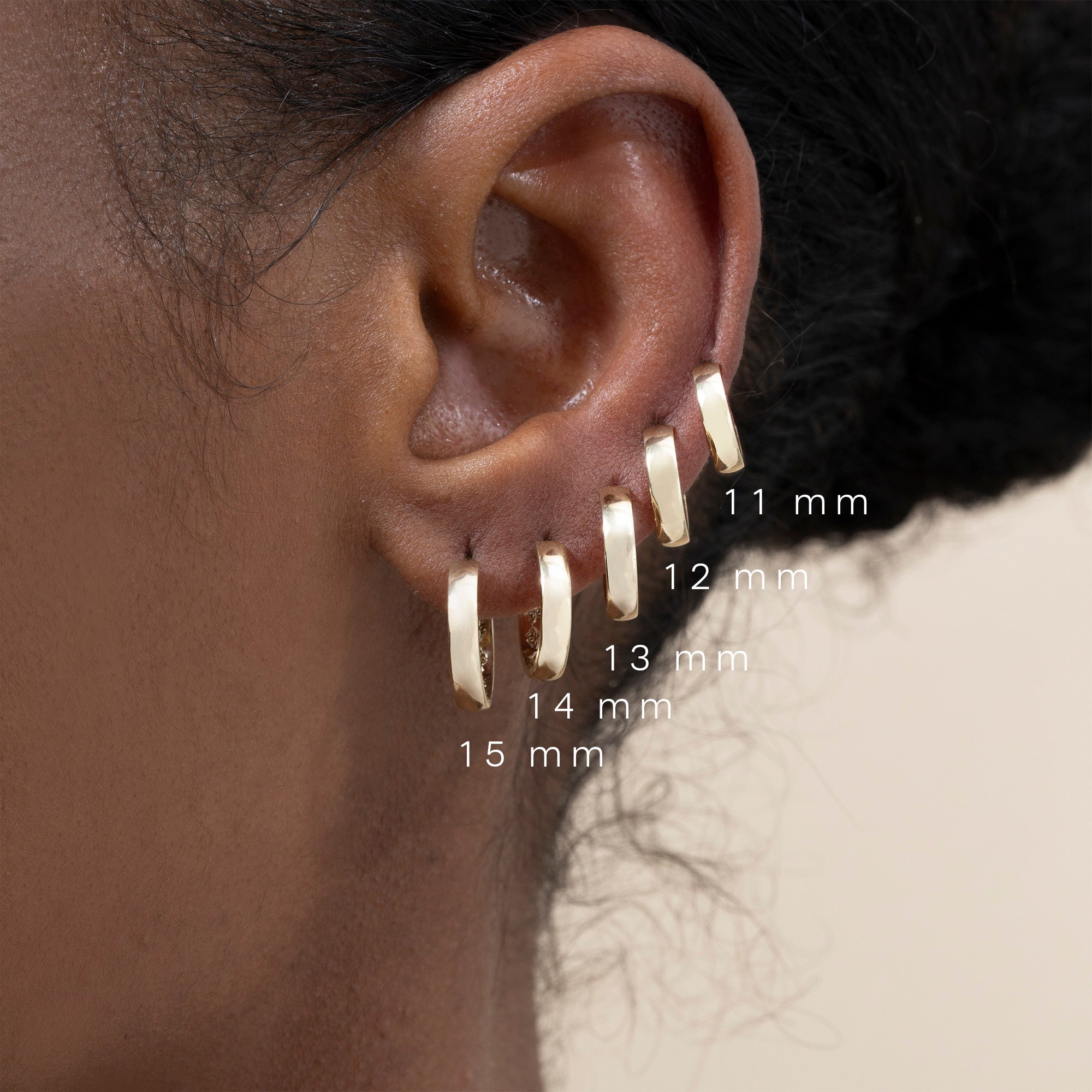 Sterling Silver Mini Huggie Hoops
