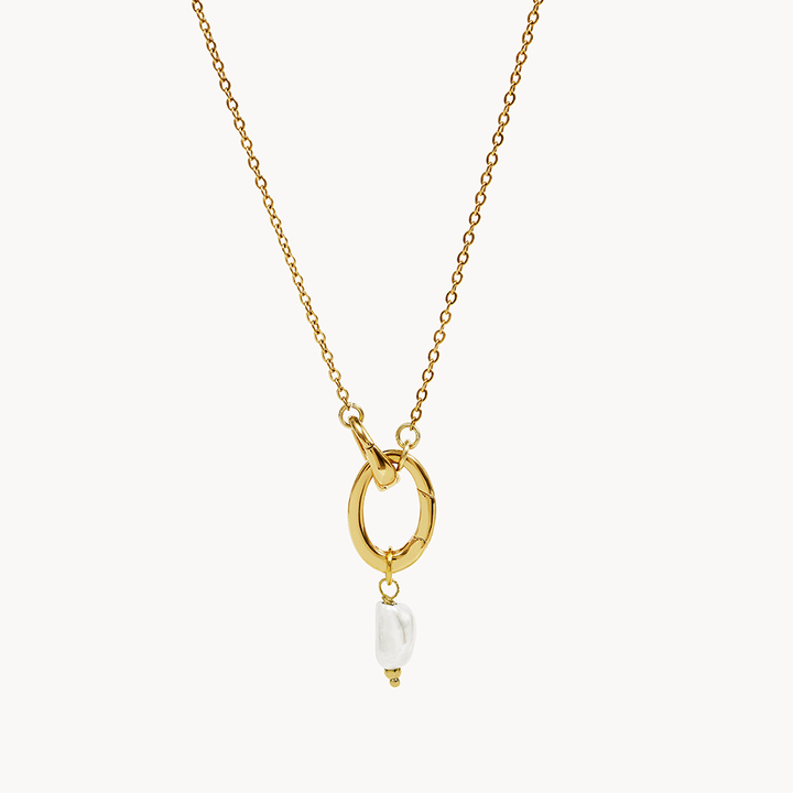 Gardenia Interlocking Pearl Necklace - Jewel Edition