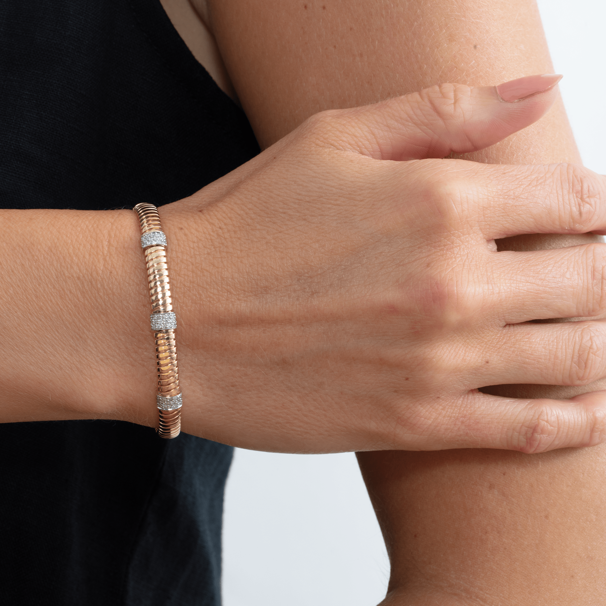 Ribbed Cuff Bracelet