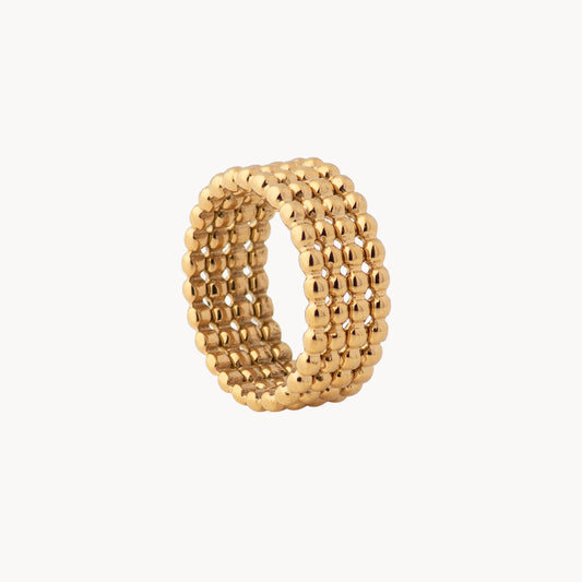 Endless Dots Waterproof Ring: Elegance in Durability - Jewel Edition