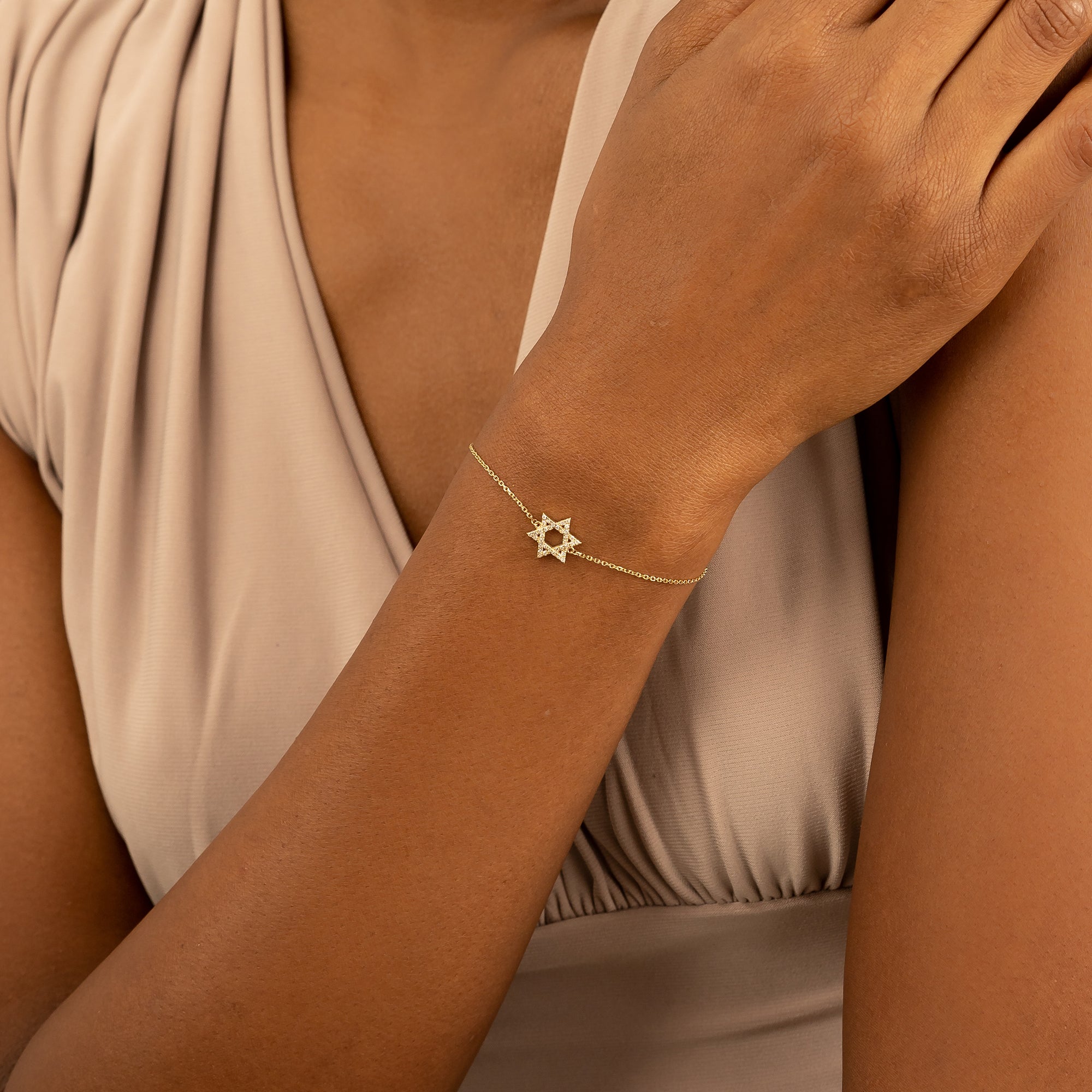 Star of David Station Bracelet
