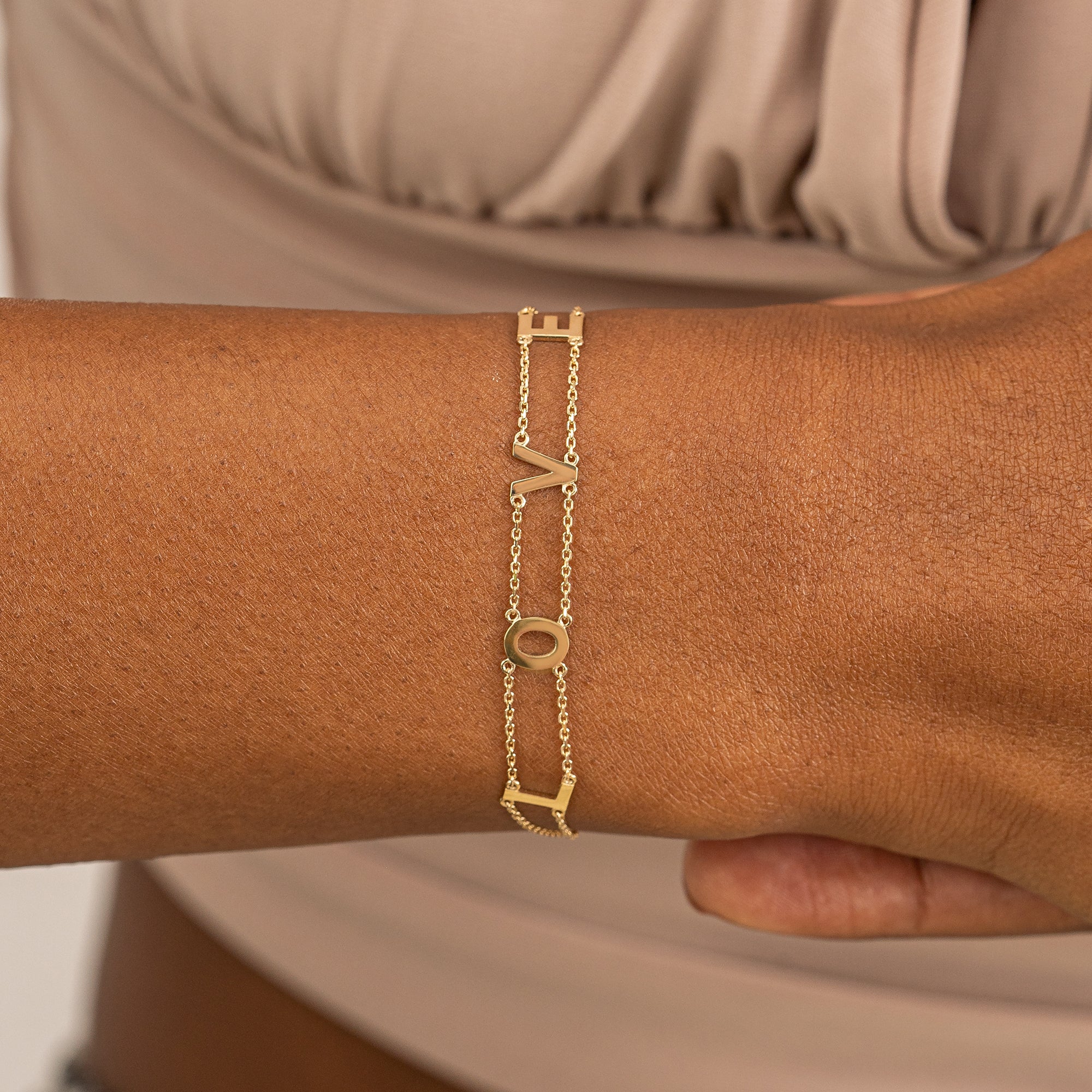 Personalized Twin Link Bracelet