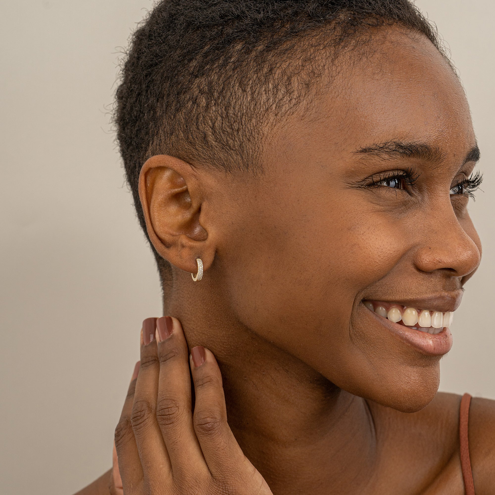 Trilume Hoop Earrings