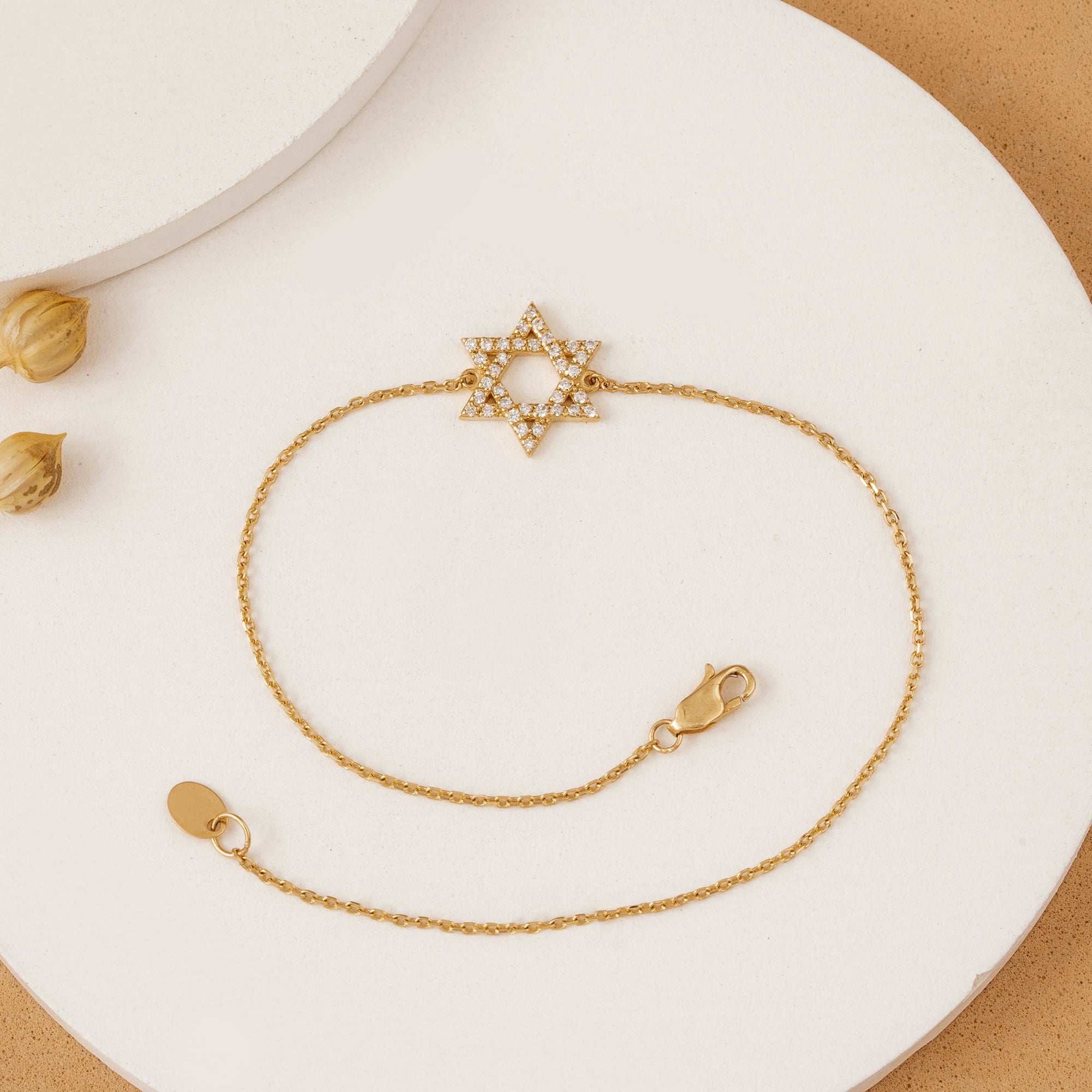 Star of David Station Bracelet