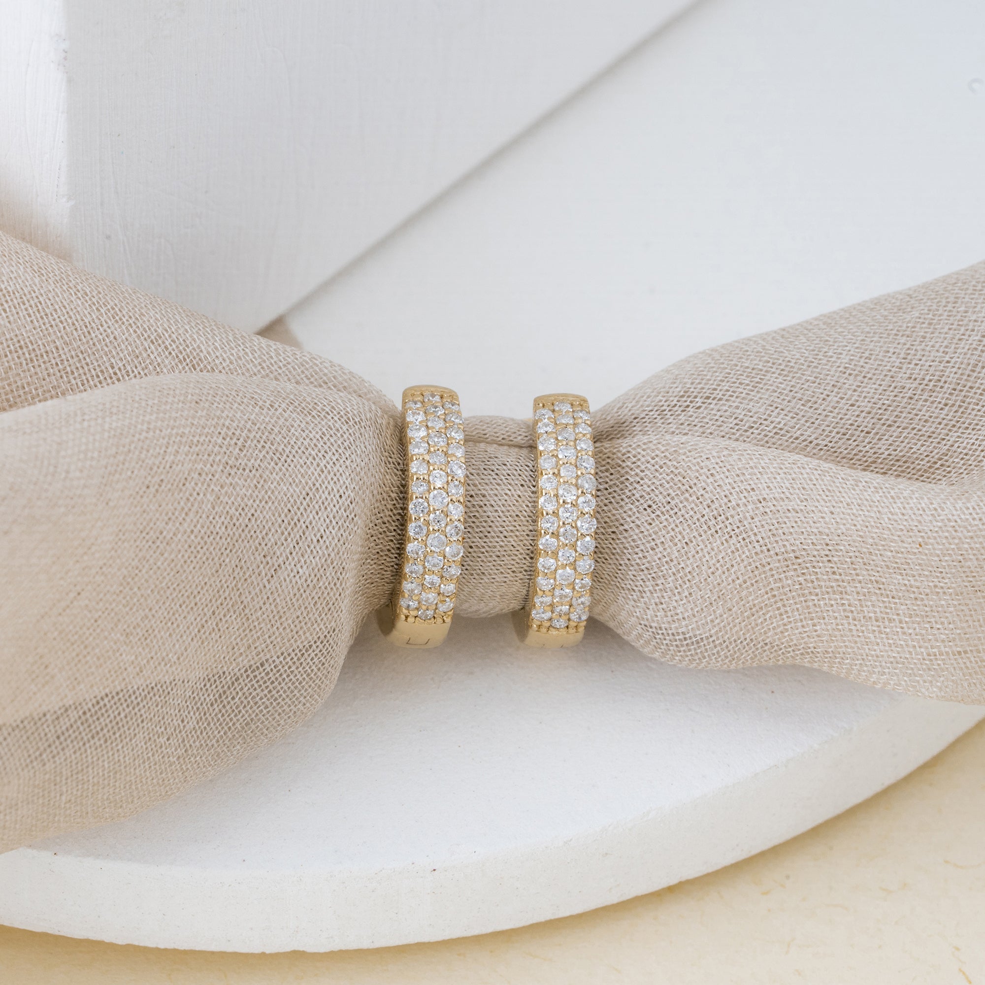 Trilume Hoop Earrings