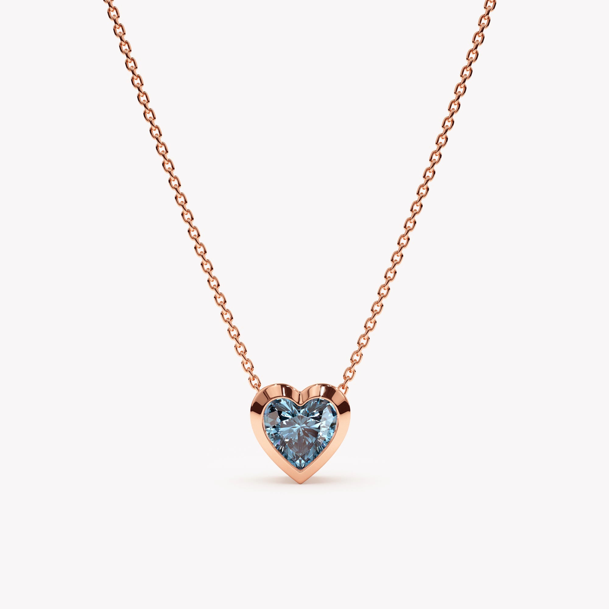 Ocean Heart Topaz Necklace