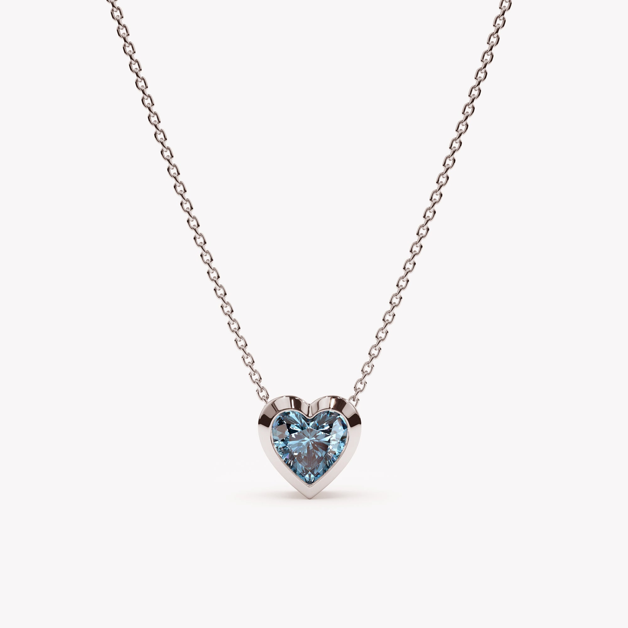 Ocean Heart Topaz Necklace
