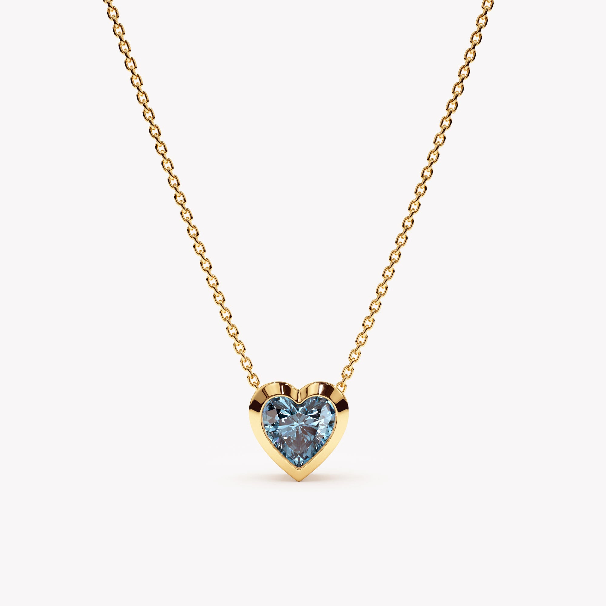 Ocean Heart Topaz Necklace