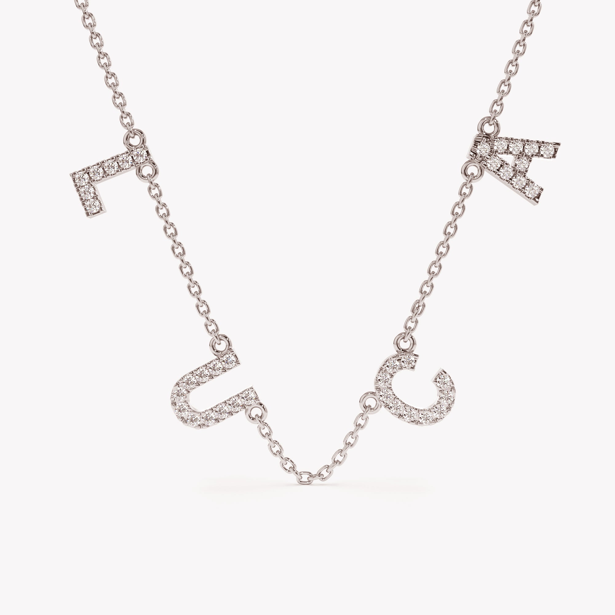 Script Station Necklace
