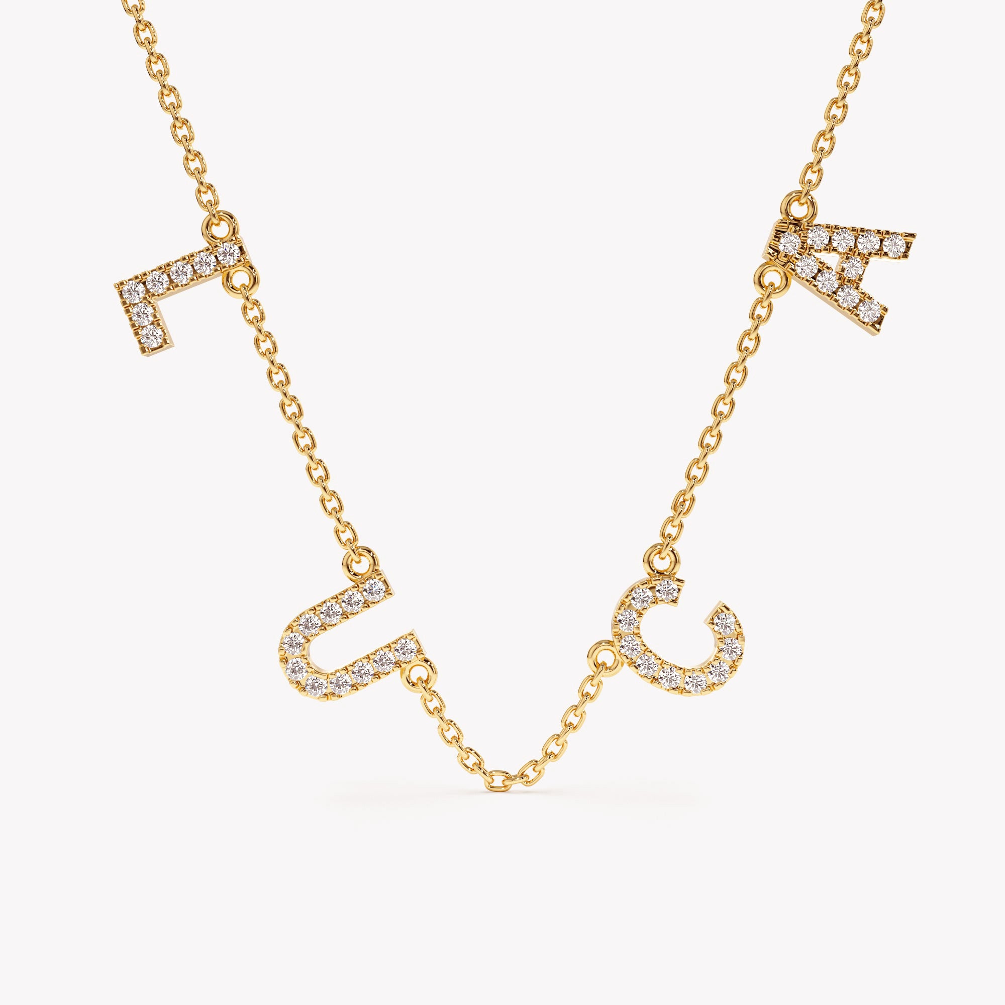 Script Station Necklace
