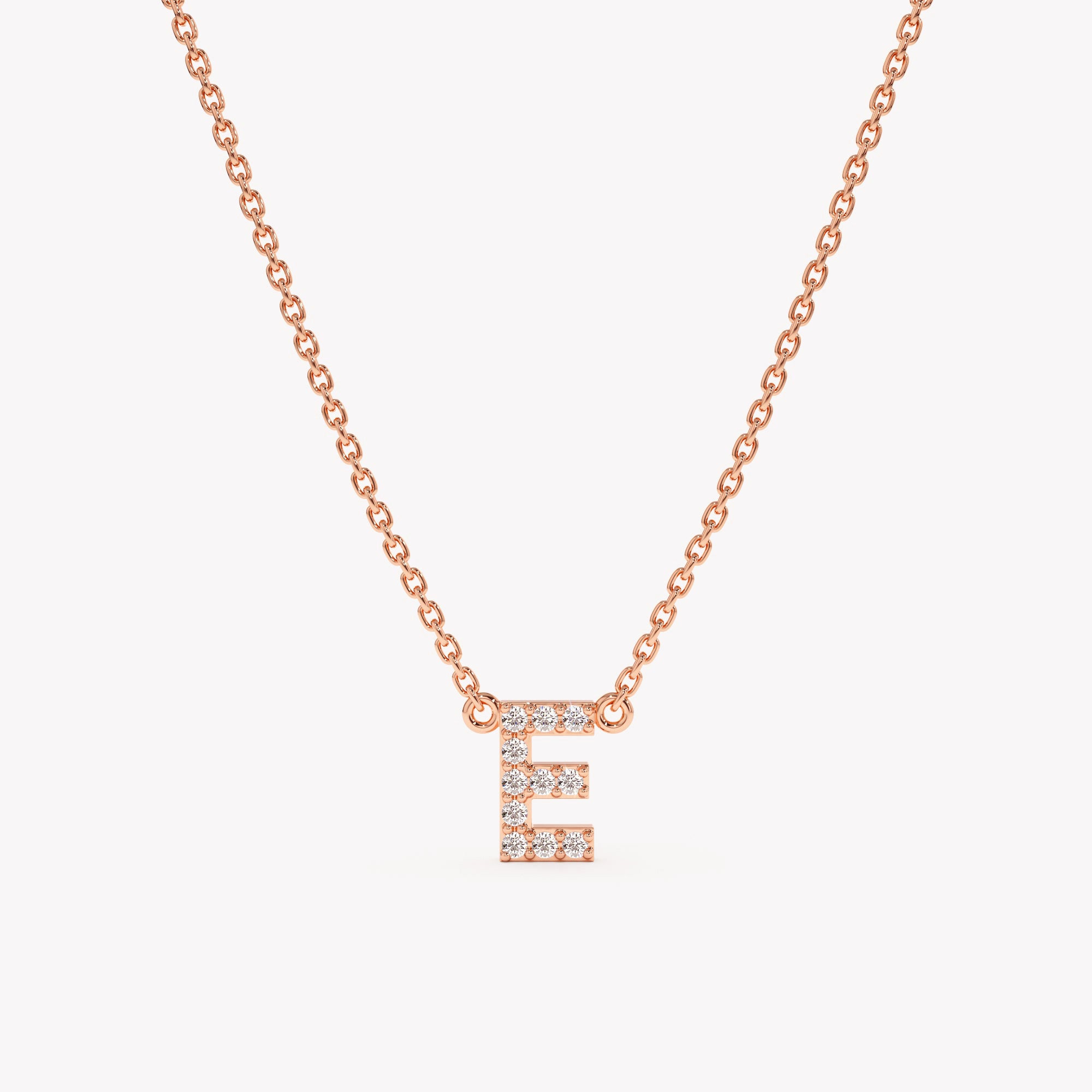 Dainty Diamond Twinkle Letter Necklace