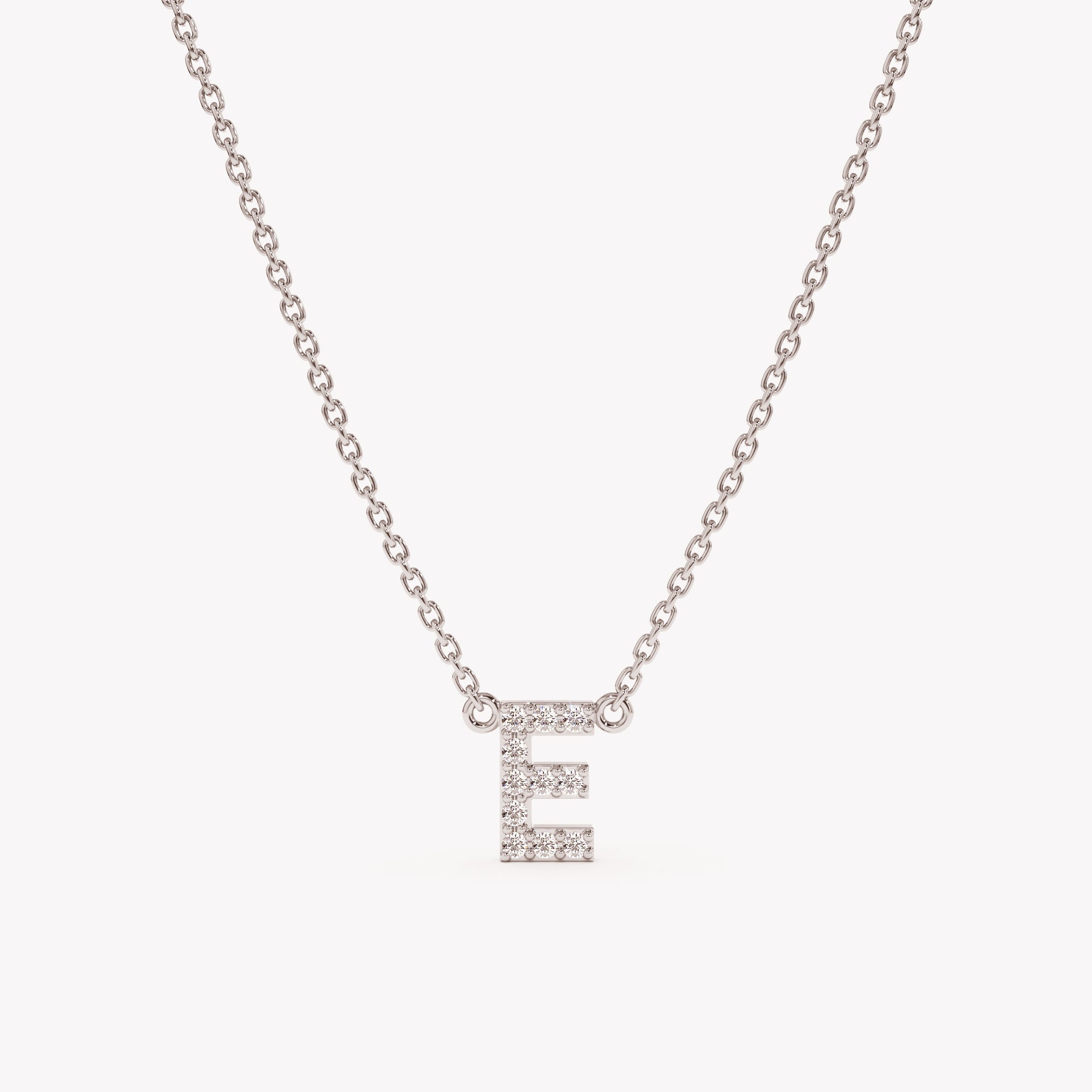 Dainty Diamond Twinkle Letter Necklace
