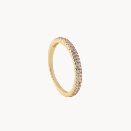 The Classic Zirconia Wedding Band - Jewel Edition