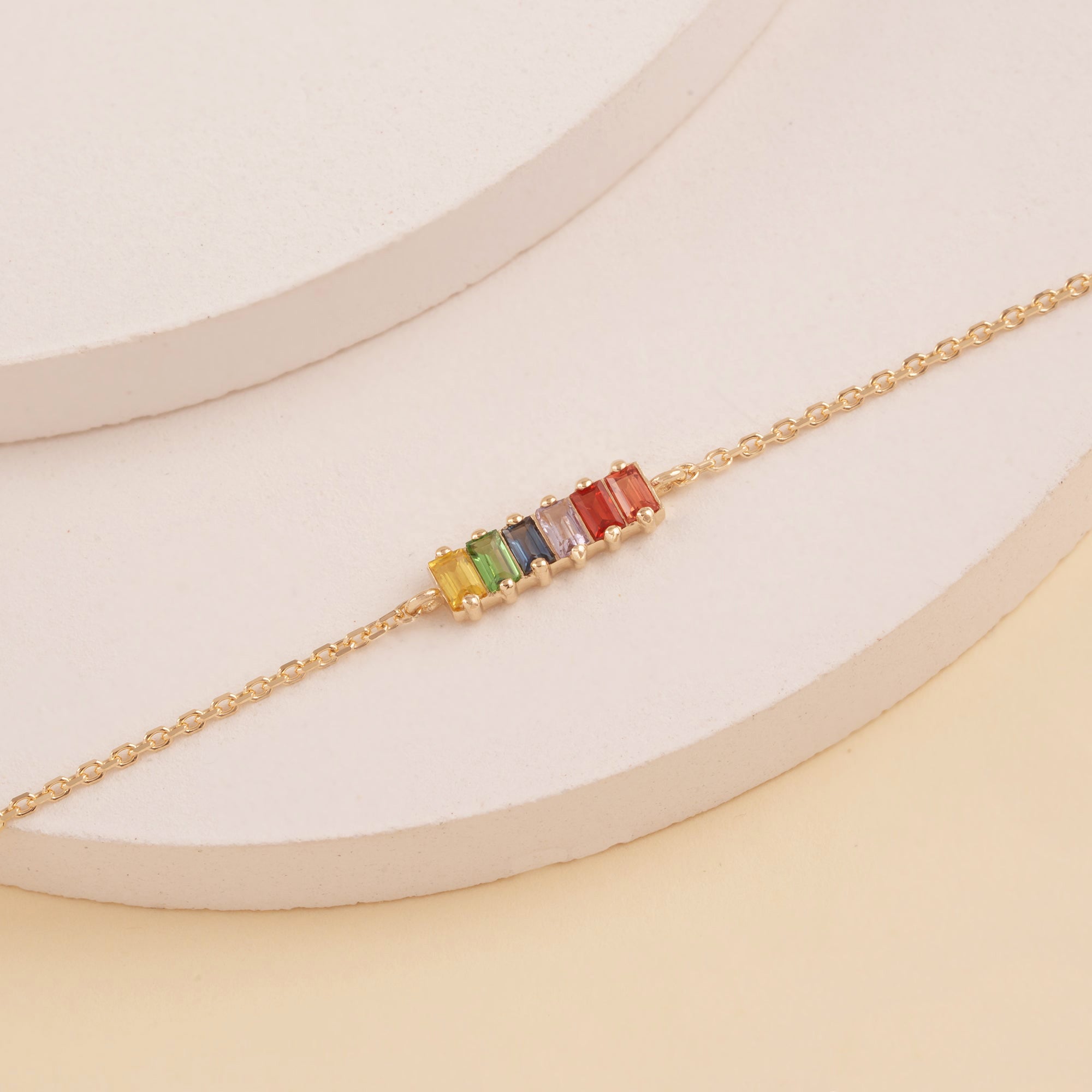 Color Burst Sapphire Bracelet