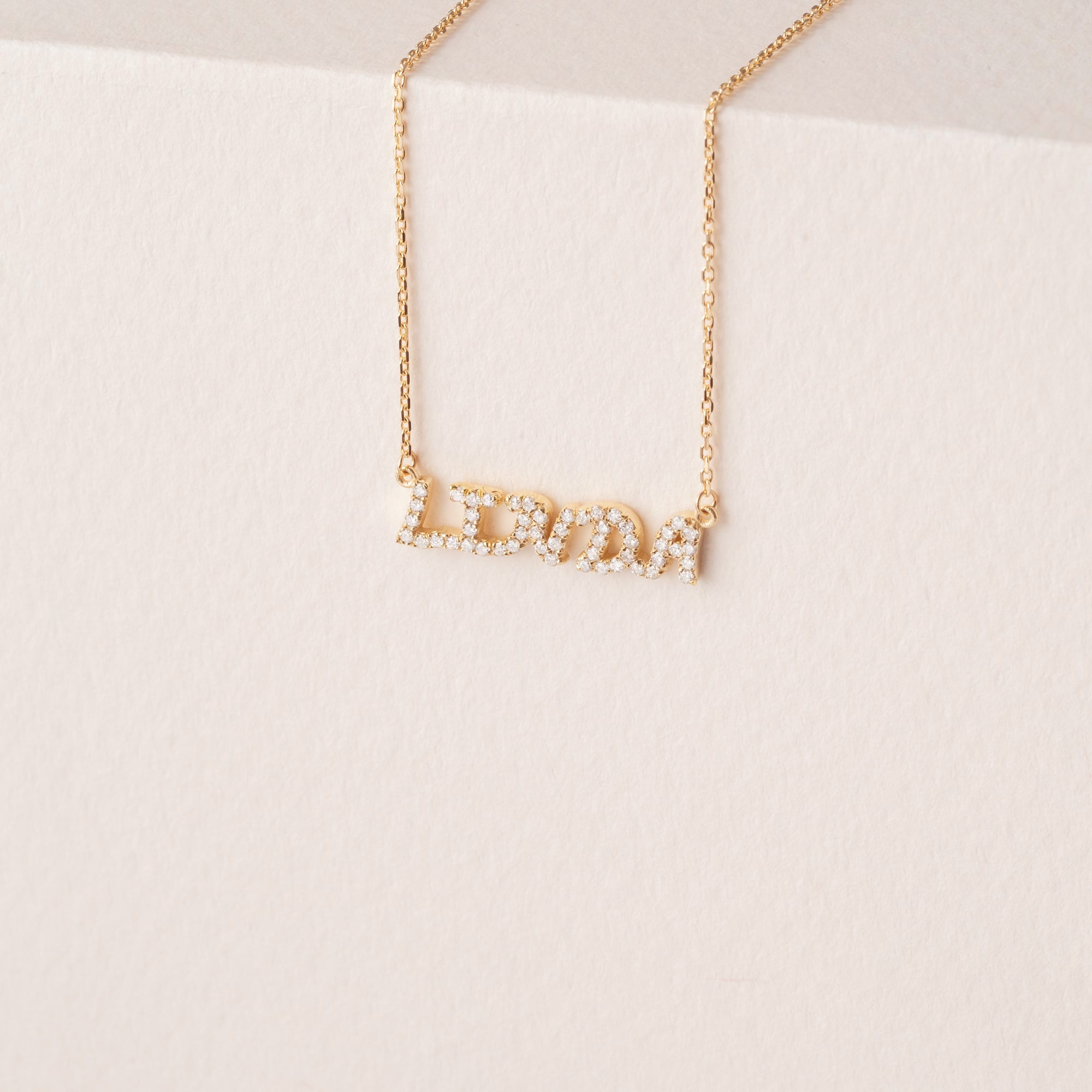 Dainty Gem Name Necklace