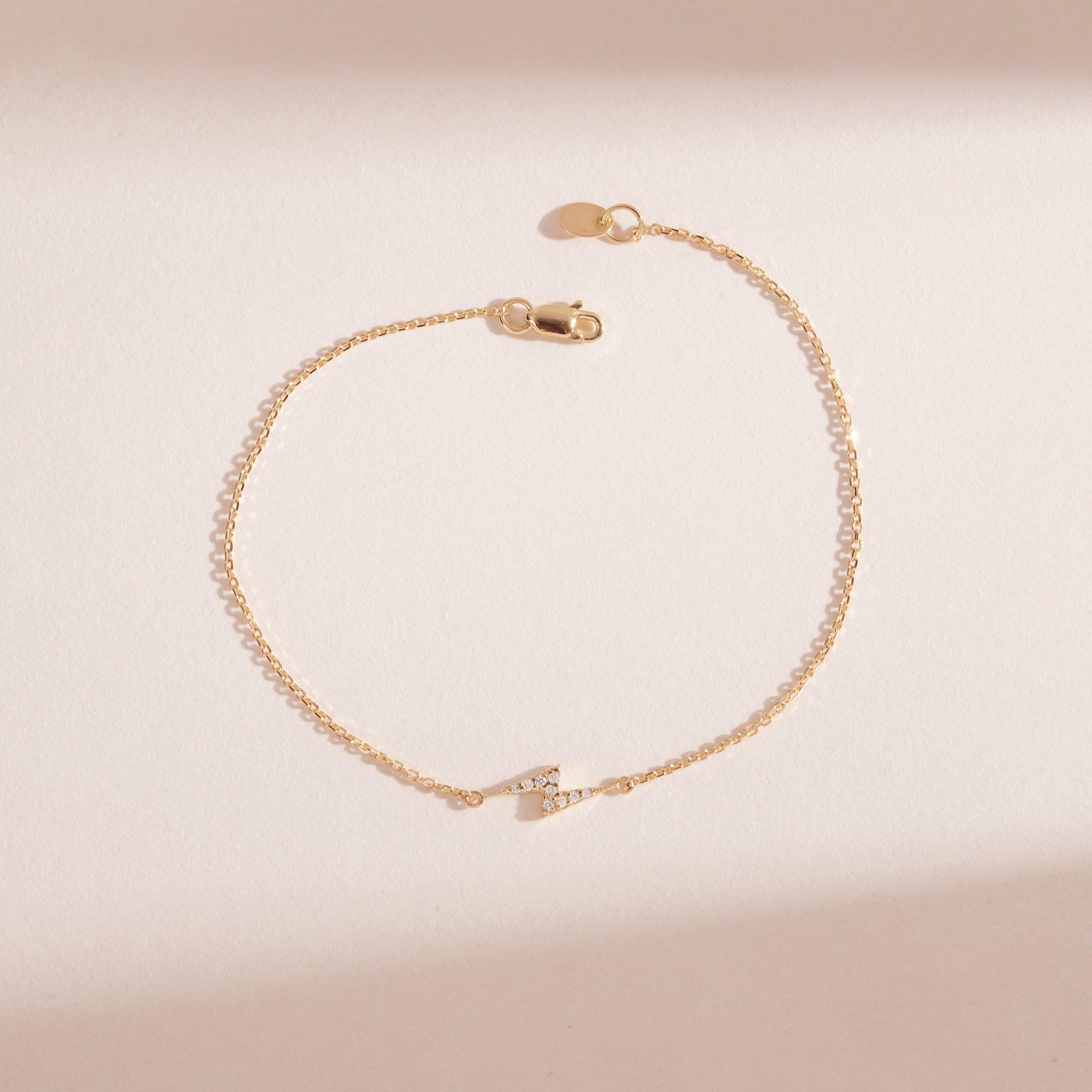 Diamond Lightning Bolt Bracelet
