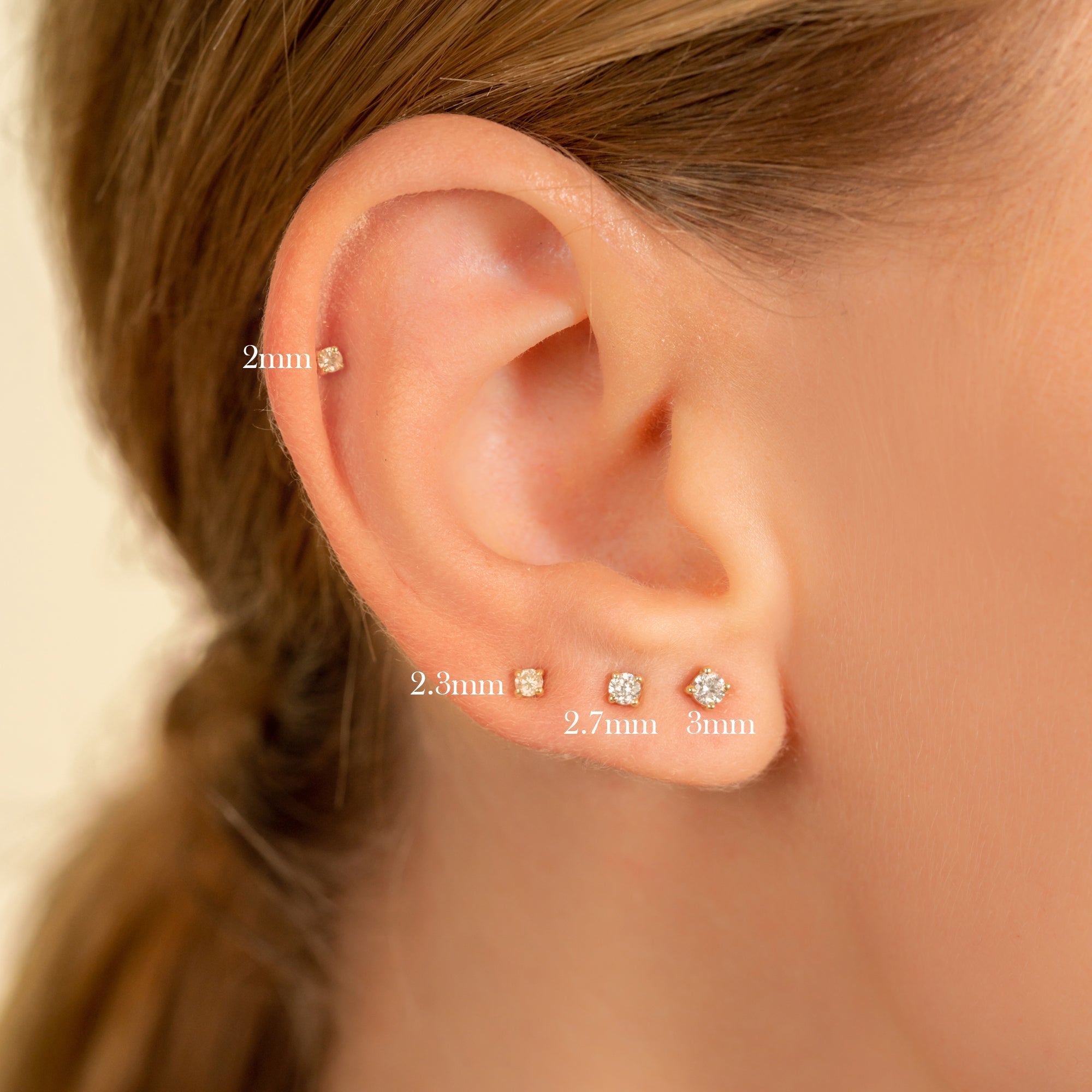 Gleaming Dot Earrings