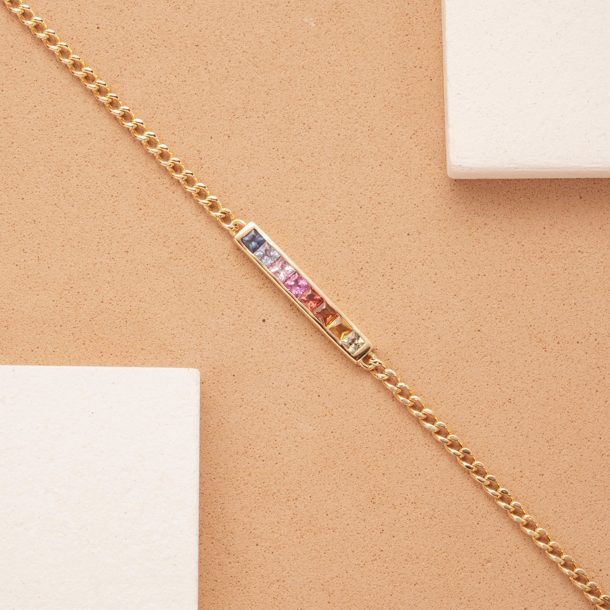 Colorwave Cuban Bar Bracelet
