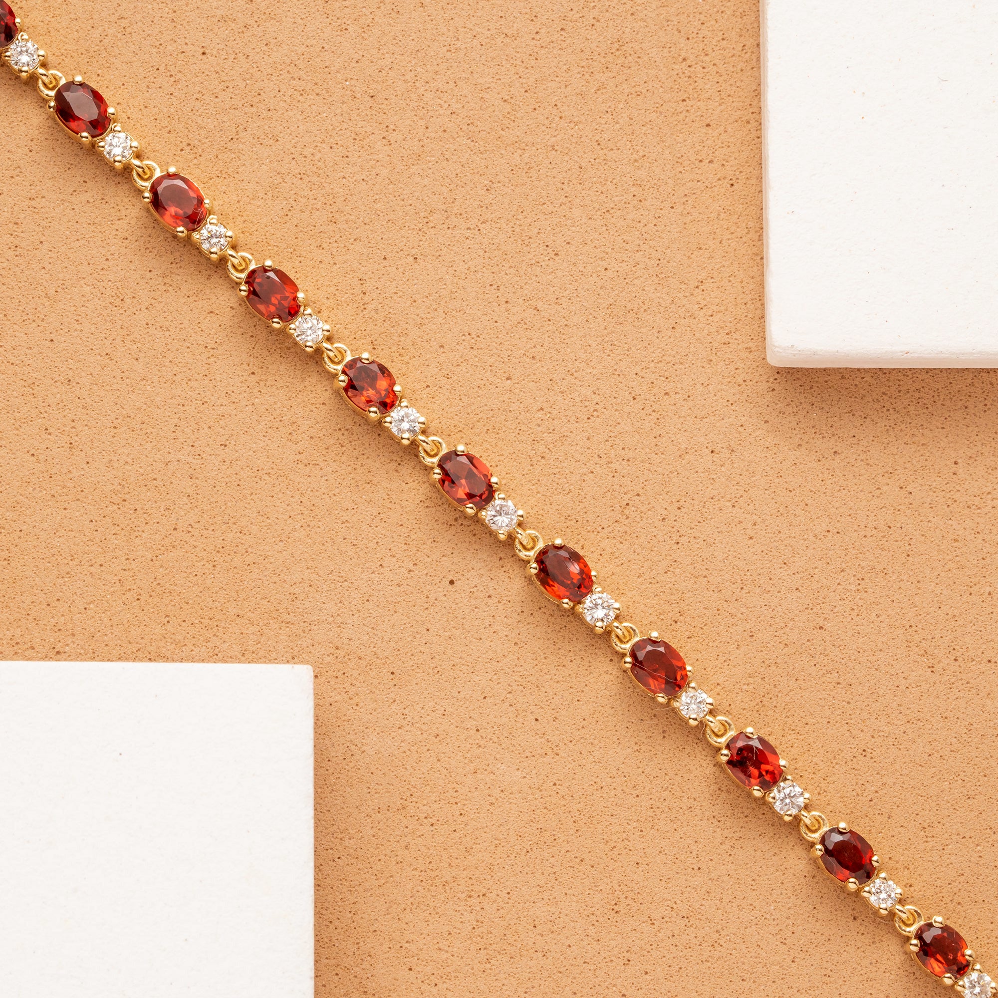 Garnet Whisper Bracelet