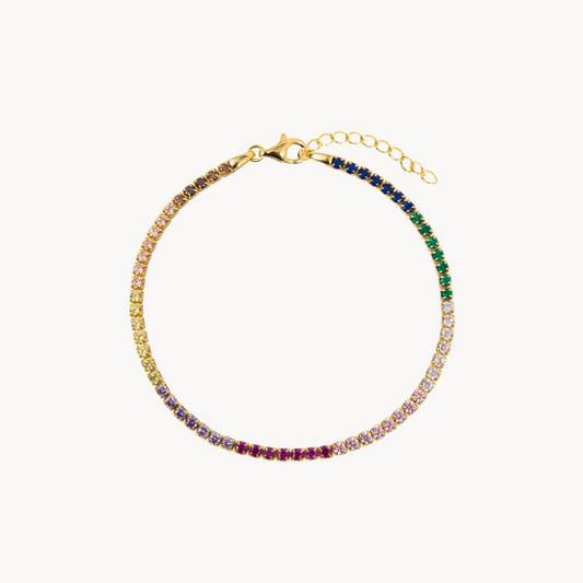 NEON TENNIS BRACELET Colorful Style On and Off the Court - Jewel Edition