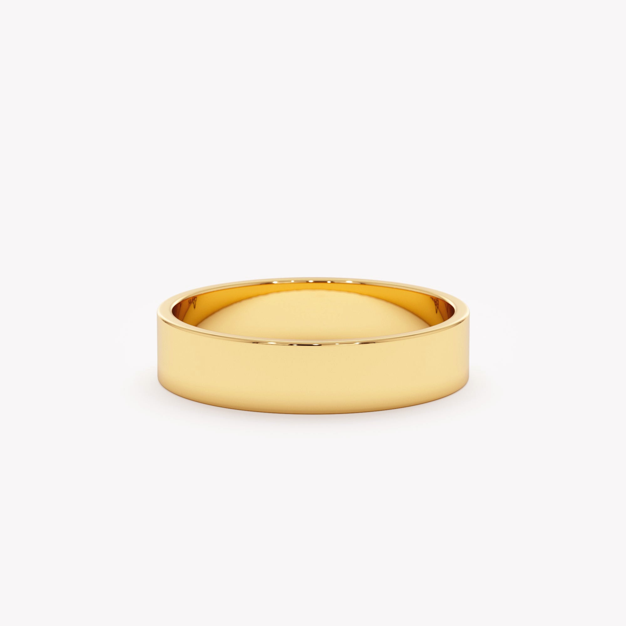 Flat Edge Hollow Ring