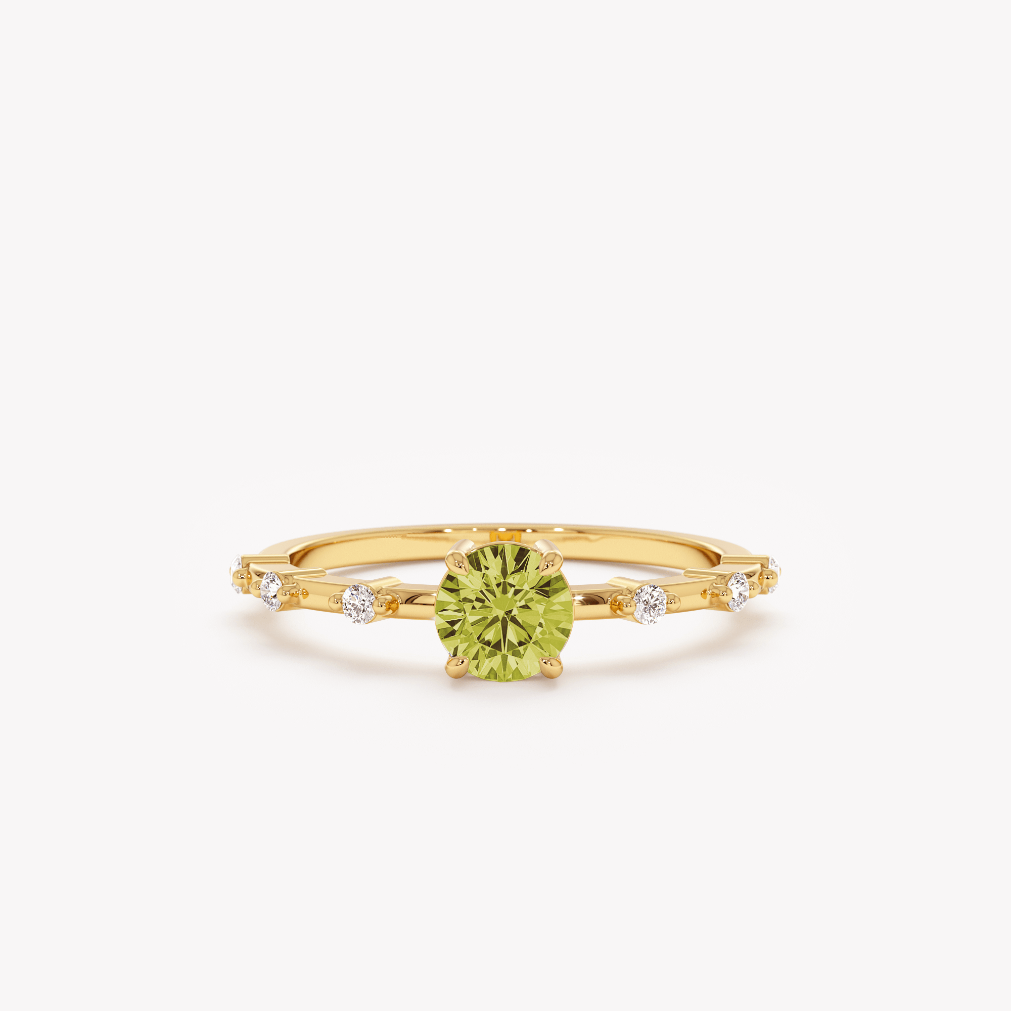 Dewdrop Peridot Ring