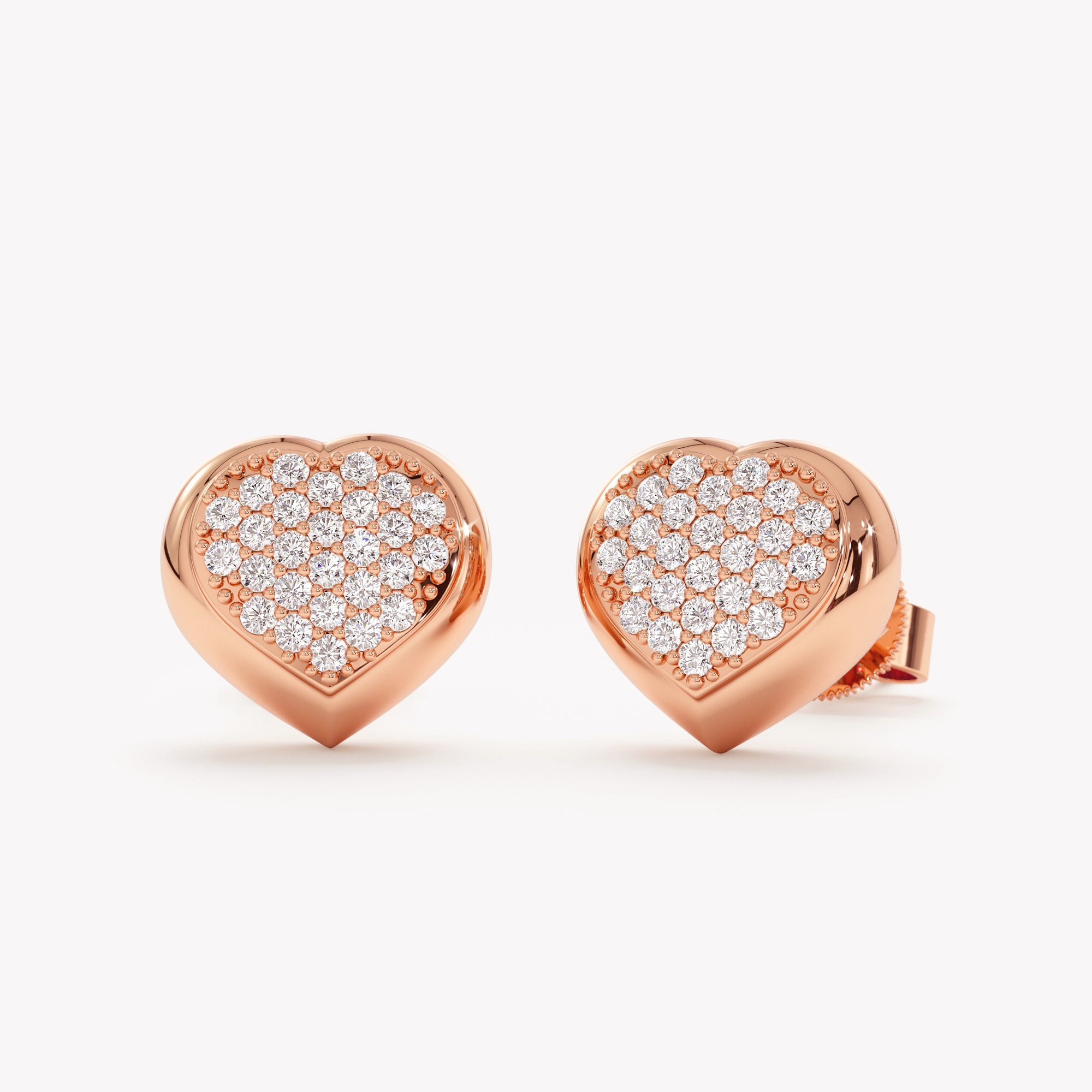 Plump Heart Studs