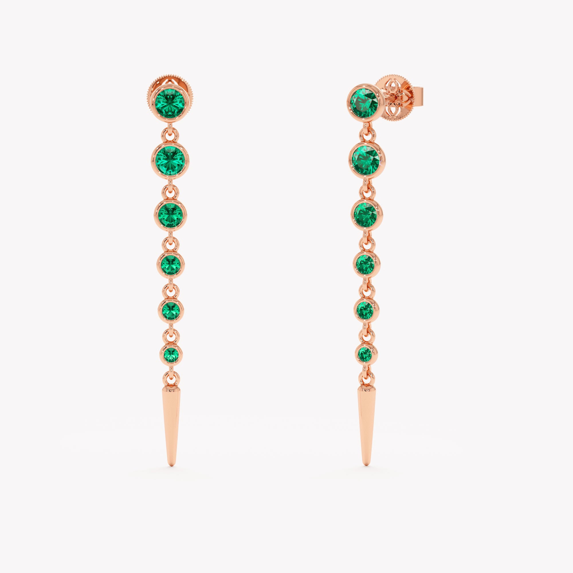 Stepwise Drop Earrings