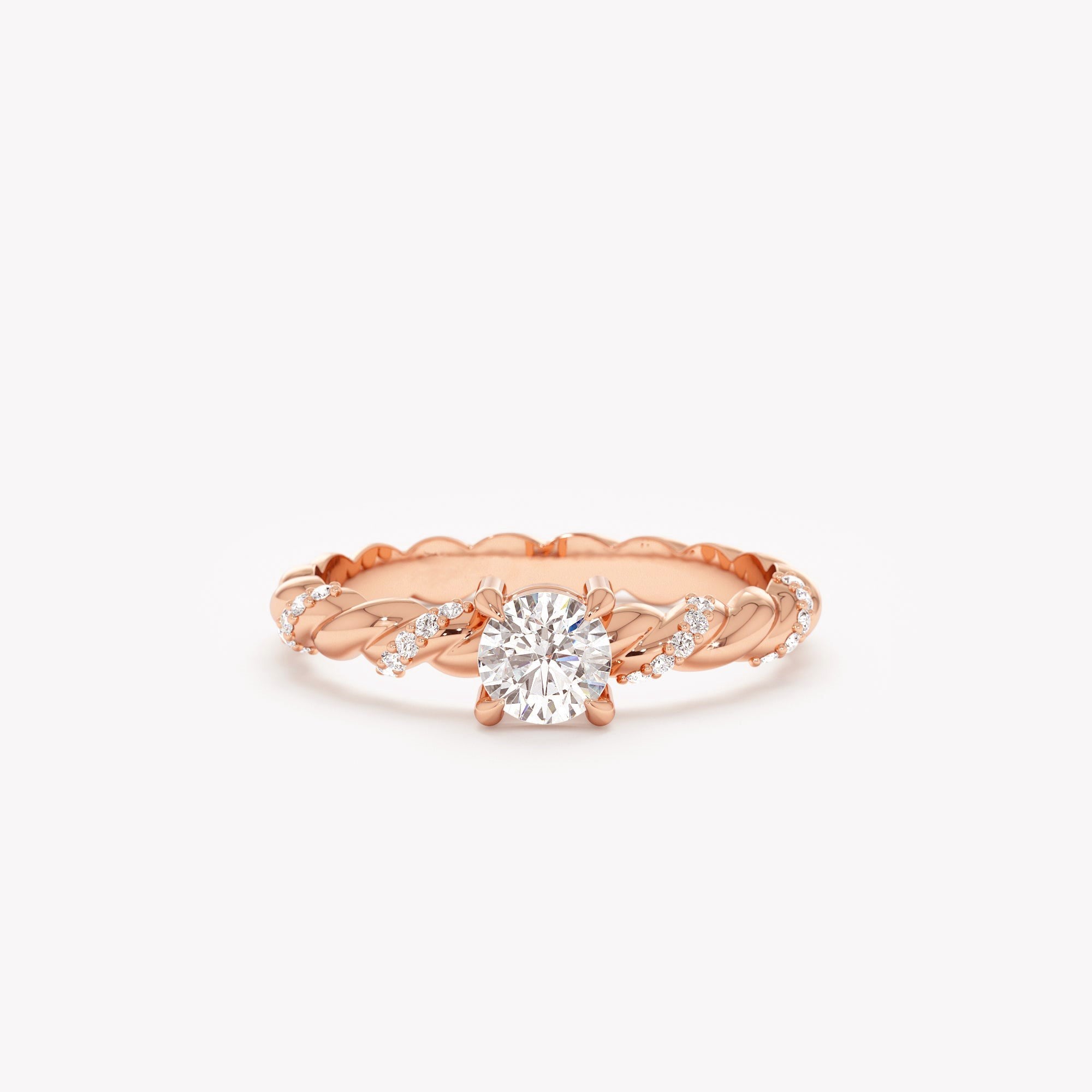 Twirl Diamond Ring