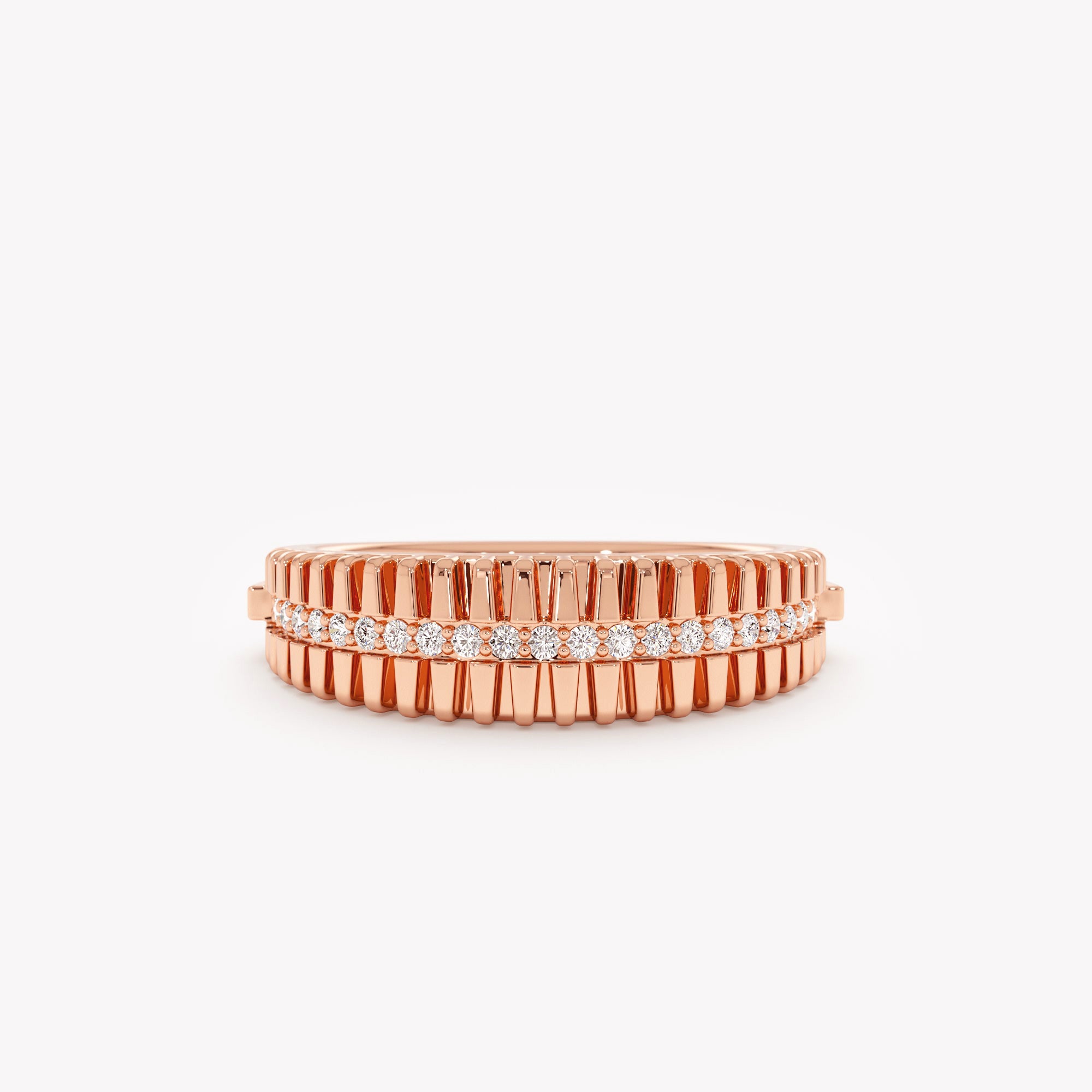 Glimmering Deco Charm Ring