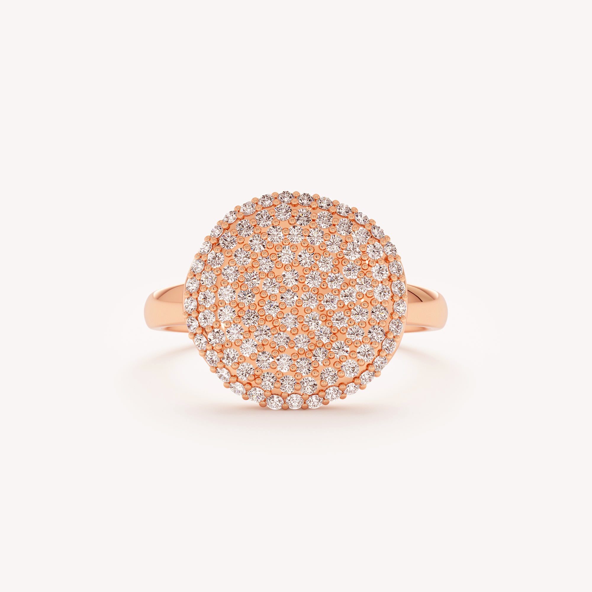 Brilliant Round Accent Ring