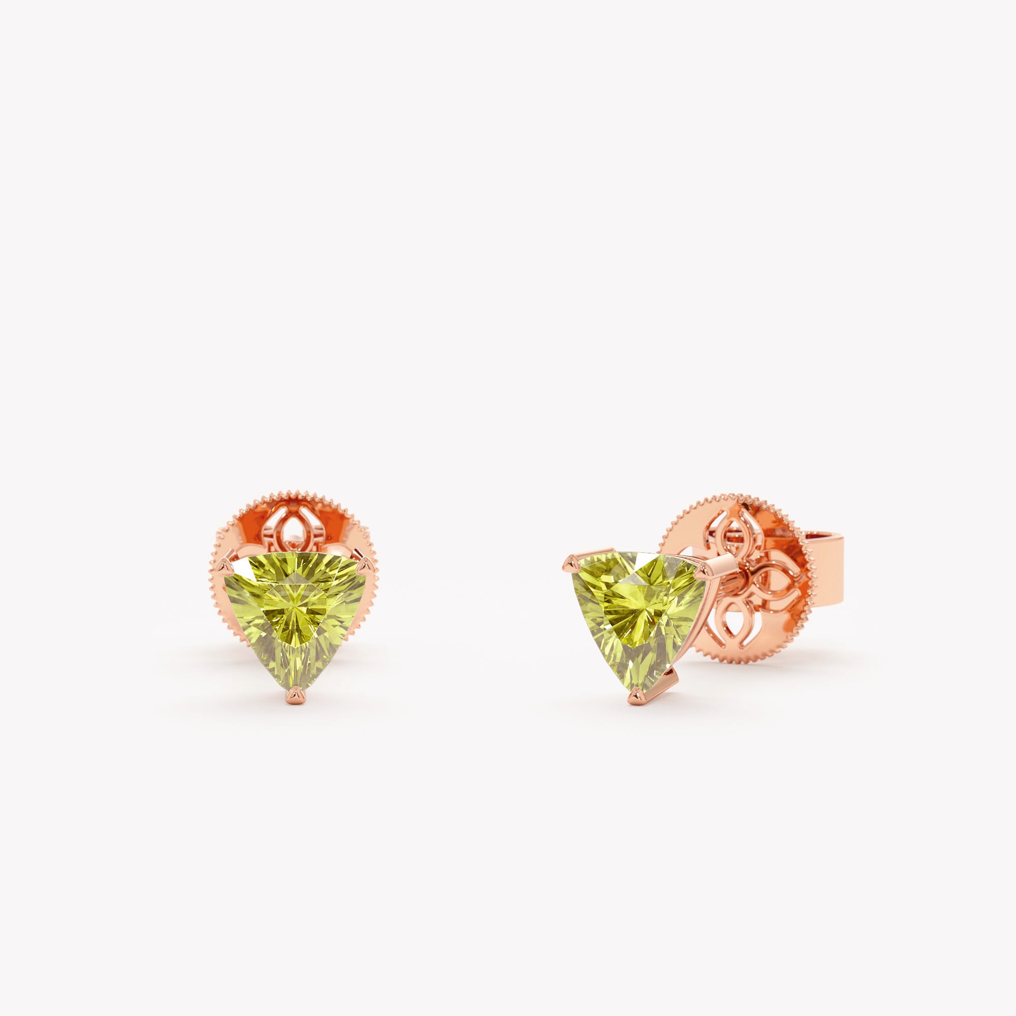 Triangle Dewdrop Earrings