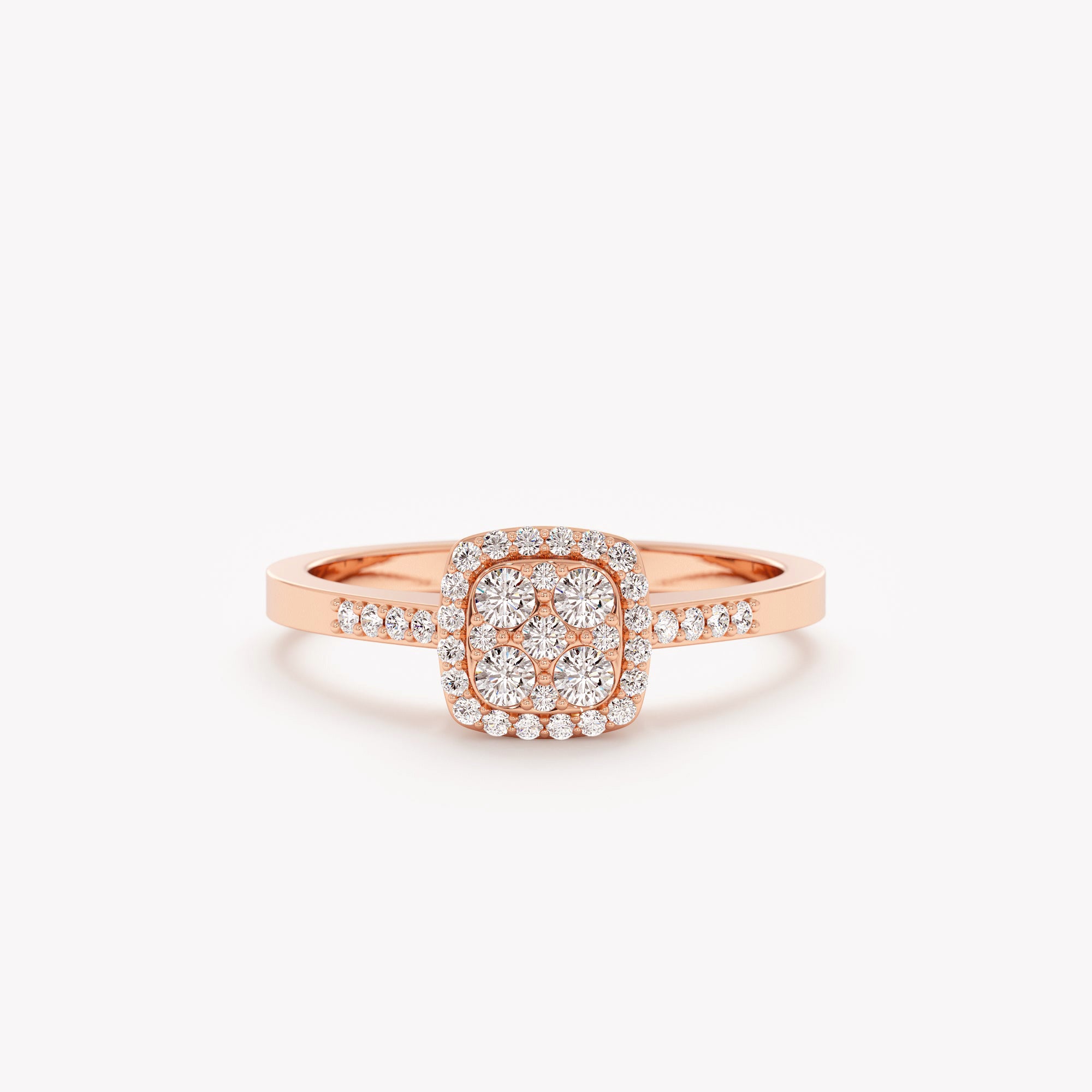 Iconic Round Cushion Diamond Ring