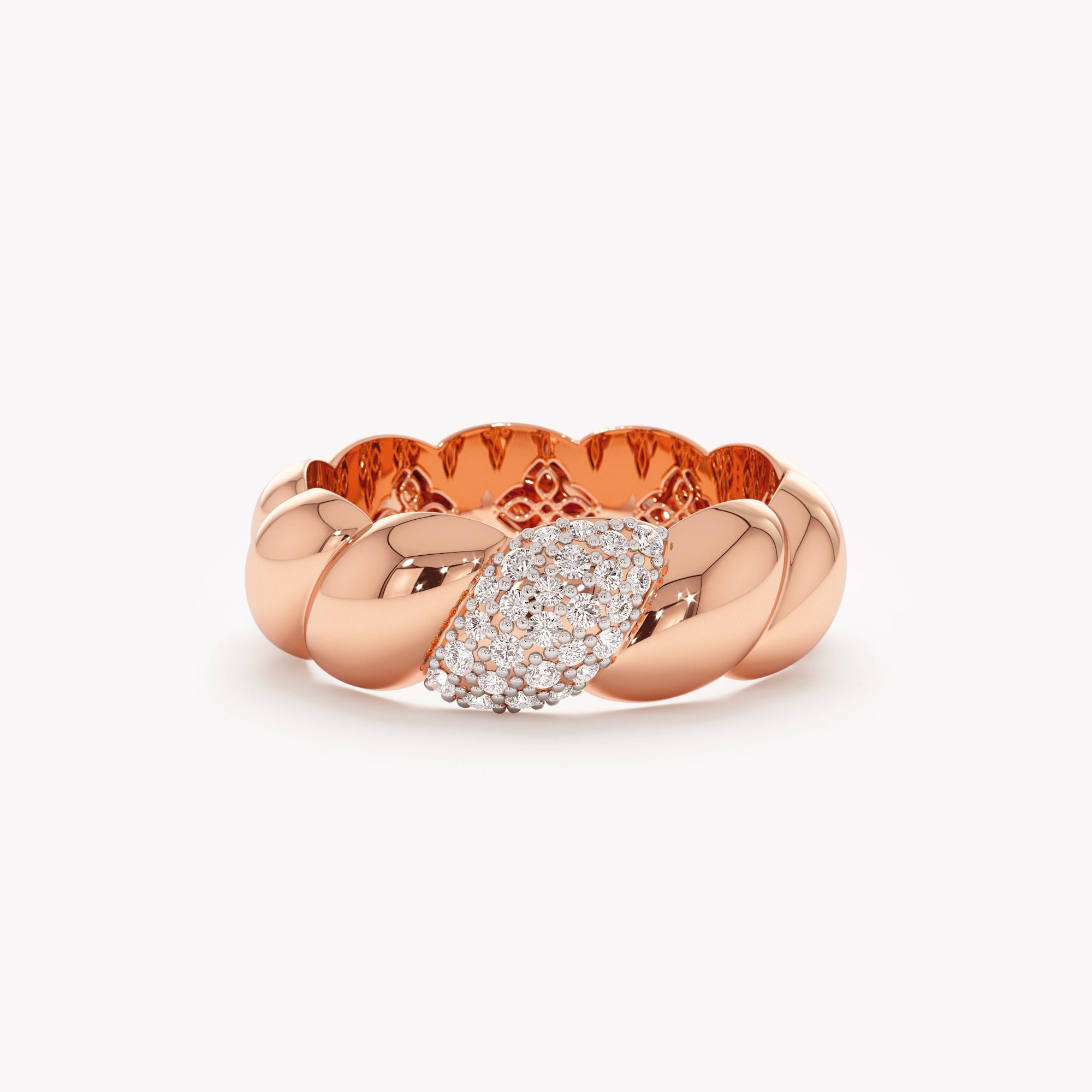 Luxe Crescent Diamond Ring