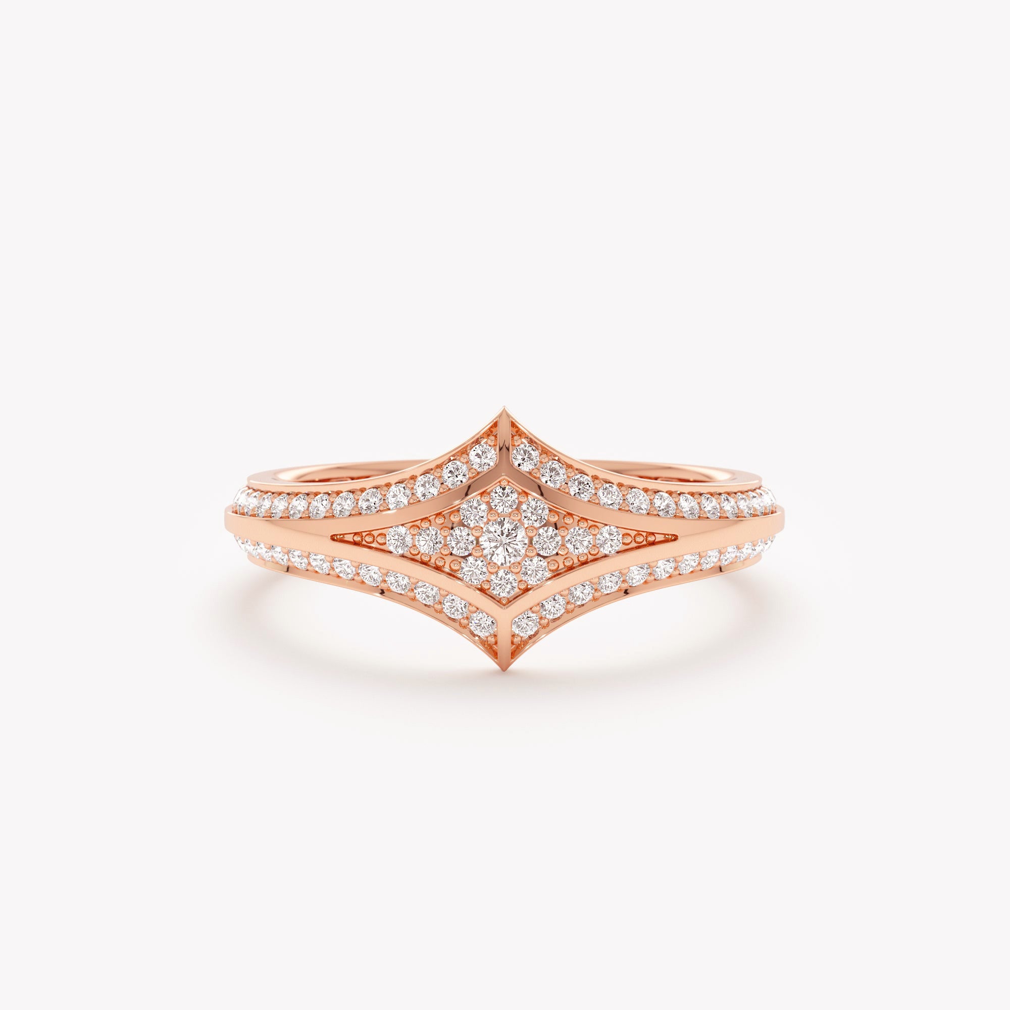 Glimmering Arrowhead Ring