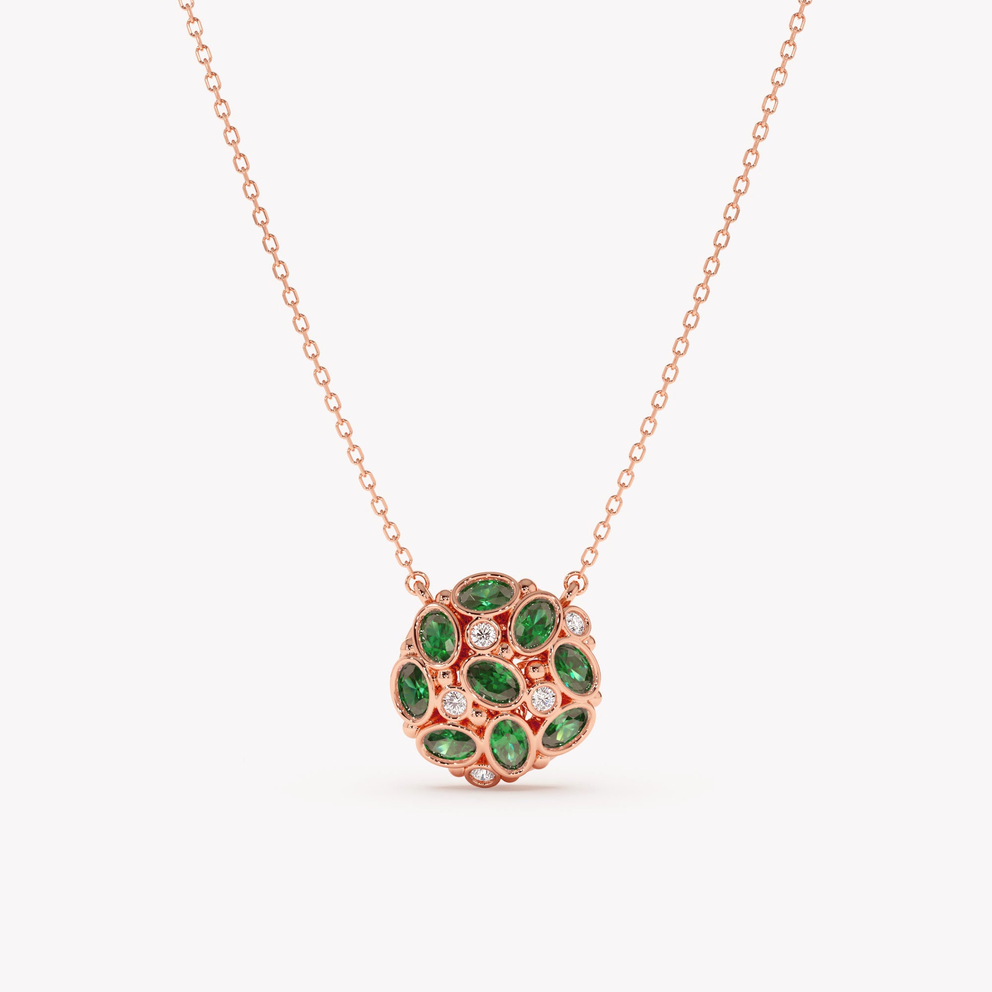 Emerald Radiance Cluster Pendant