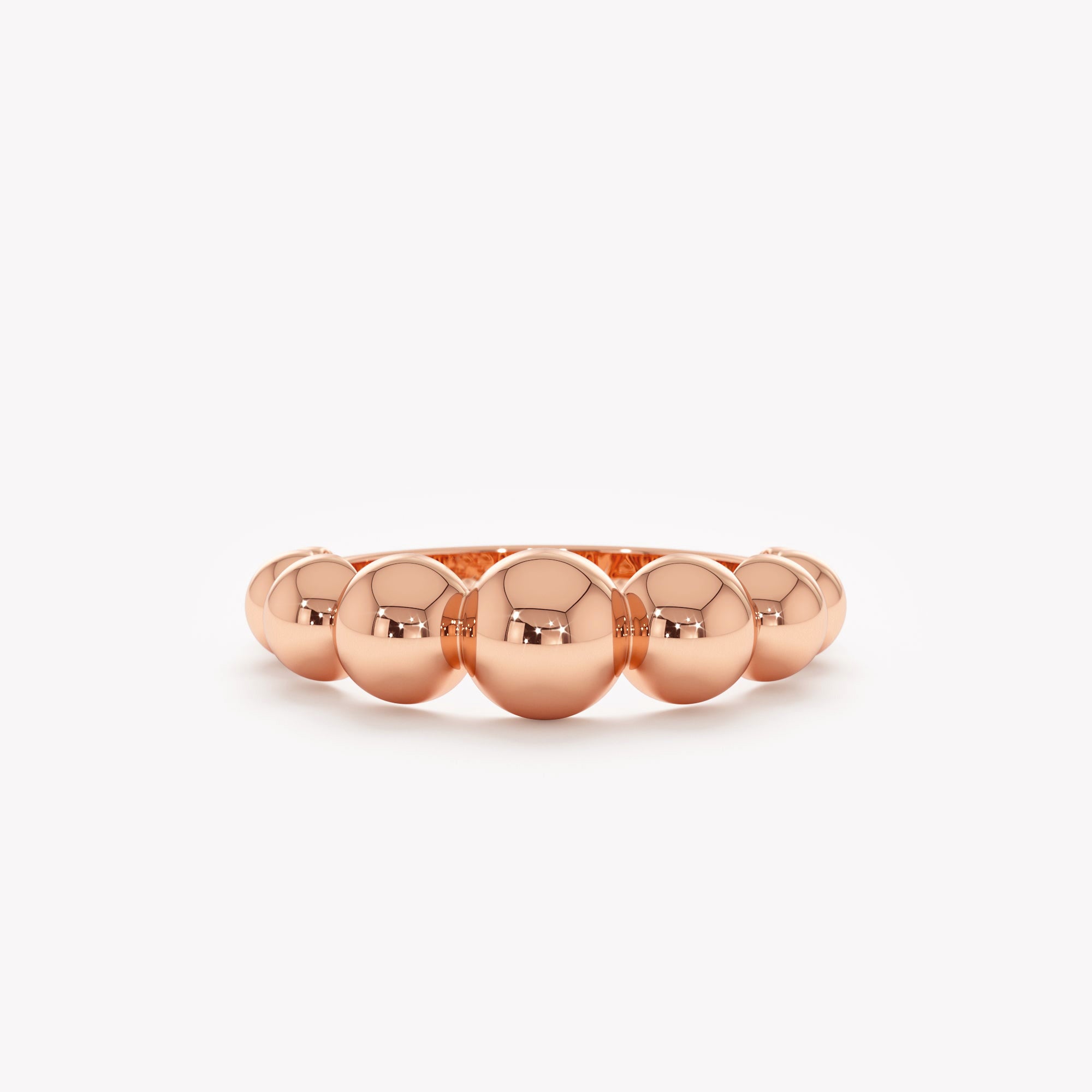 Staggered Sphere Ring