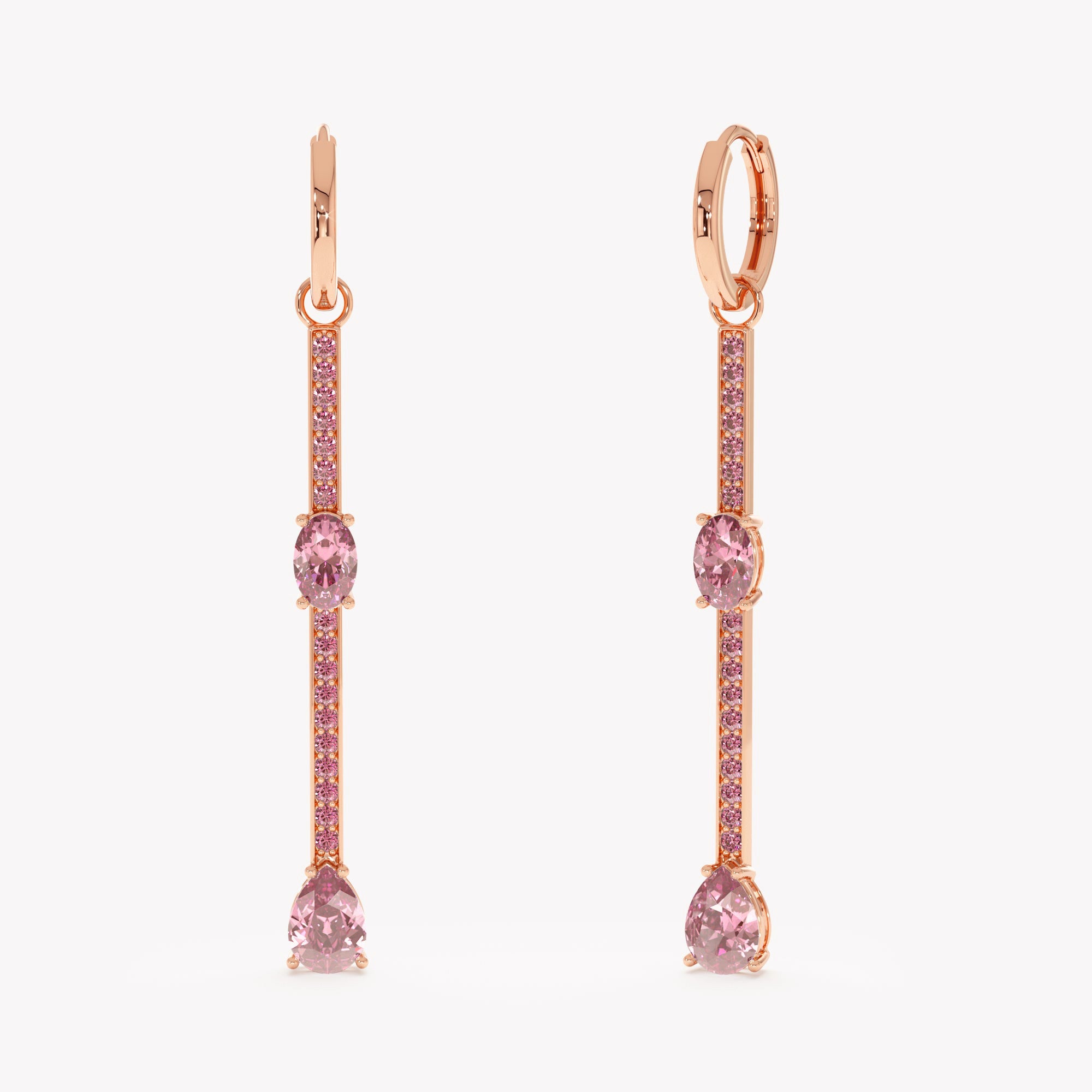 Berry Blush Drop Earrings