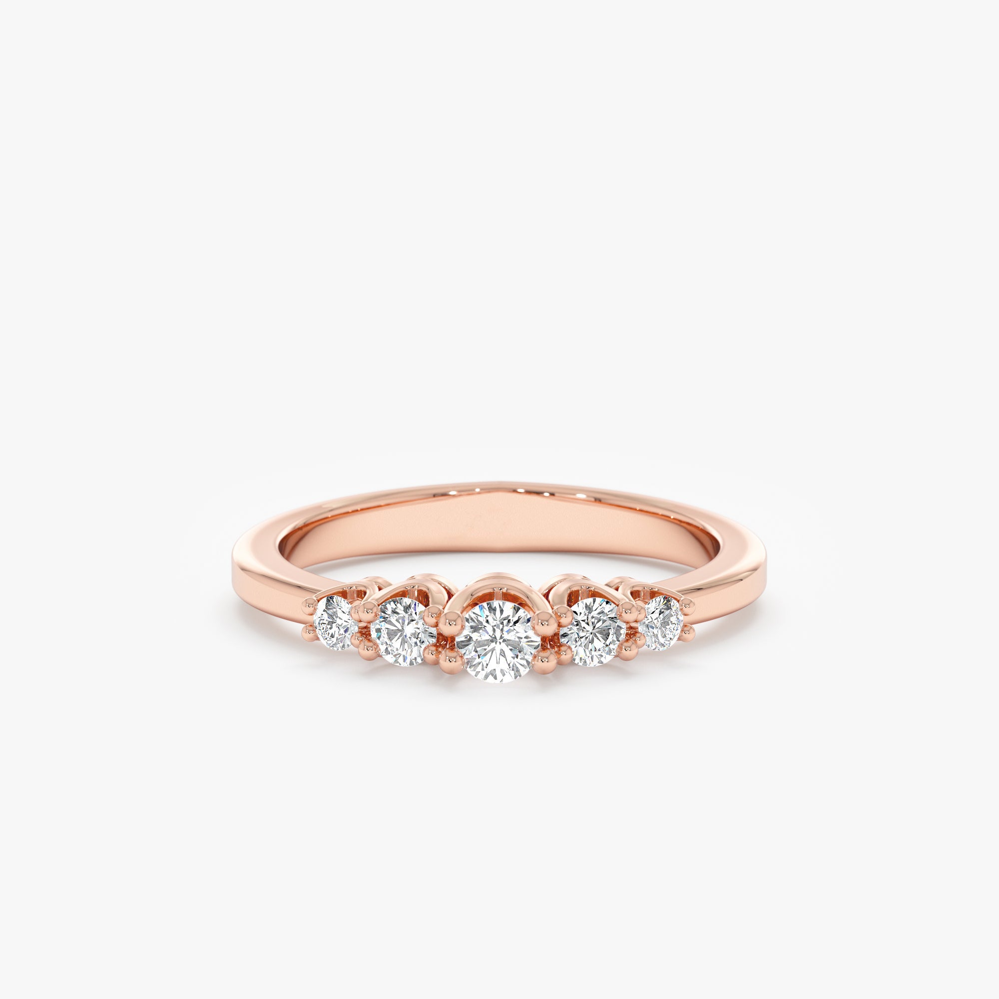 Ascending Sparkle Ring
