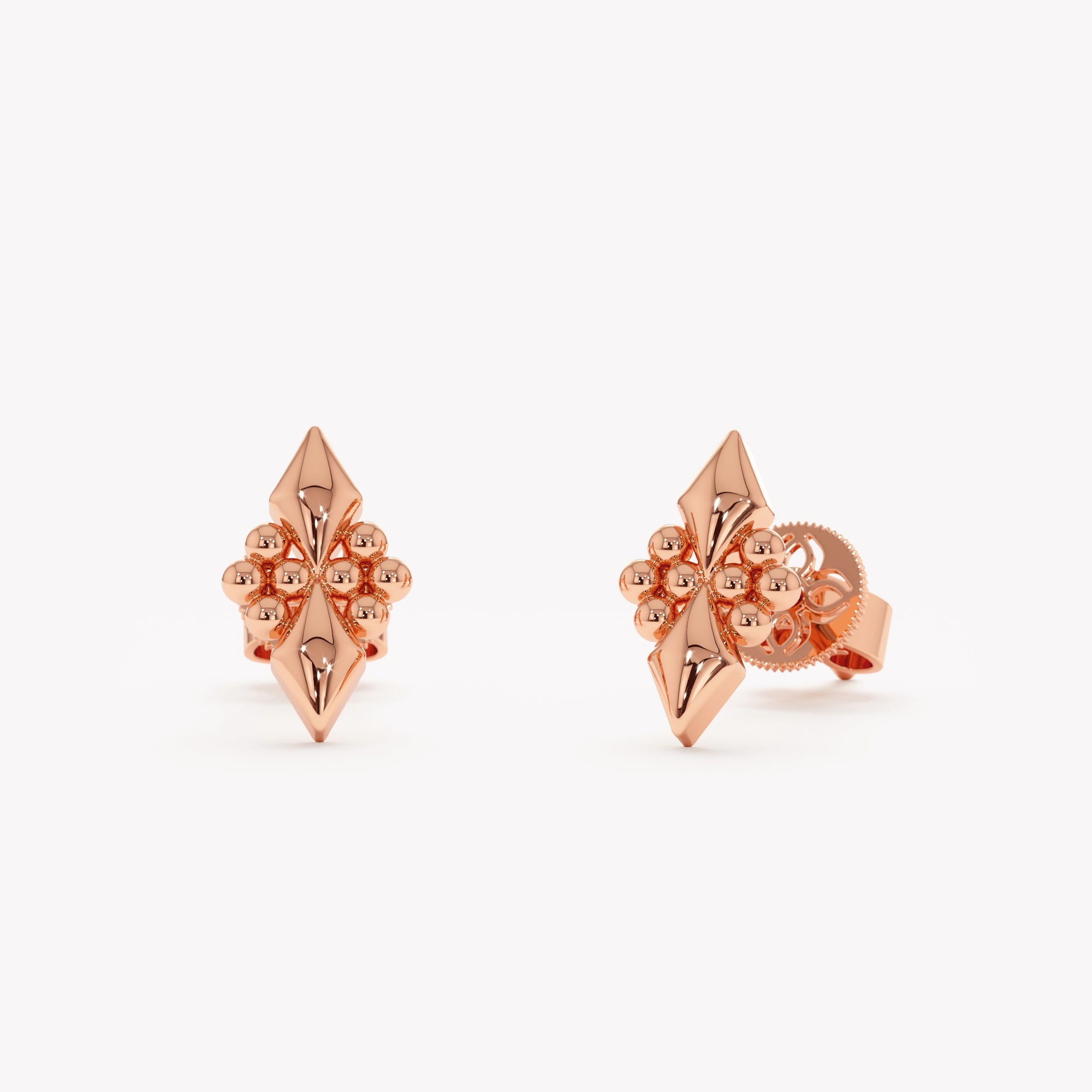 Angular Stud Earrings