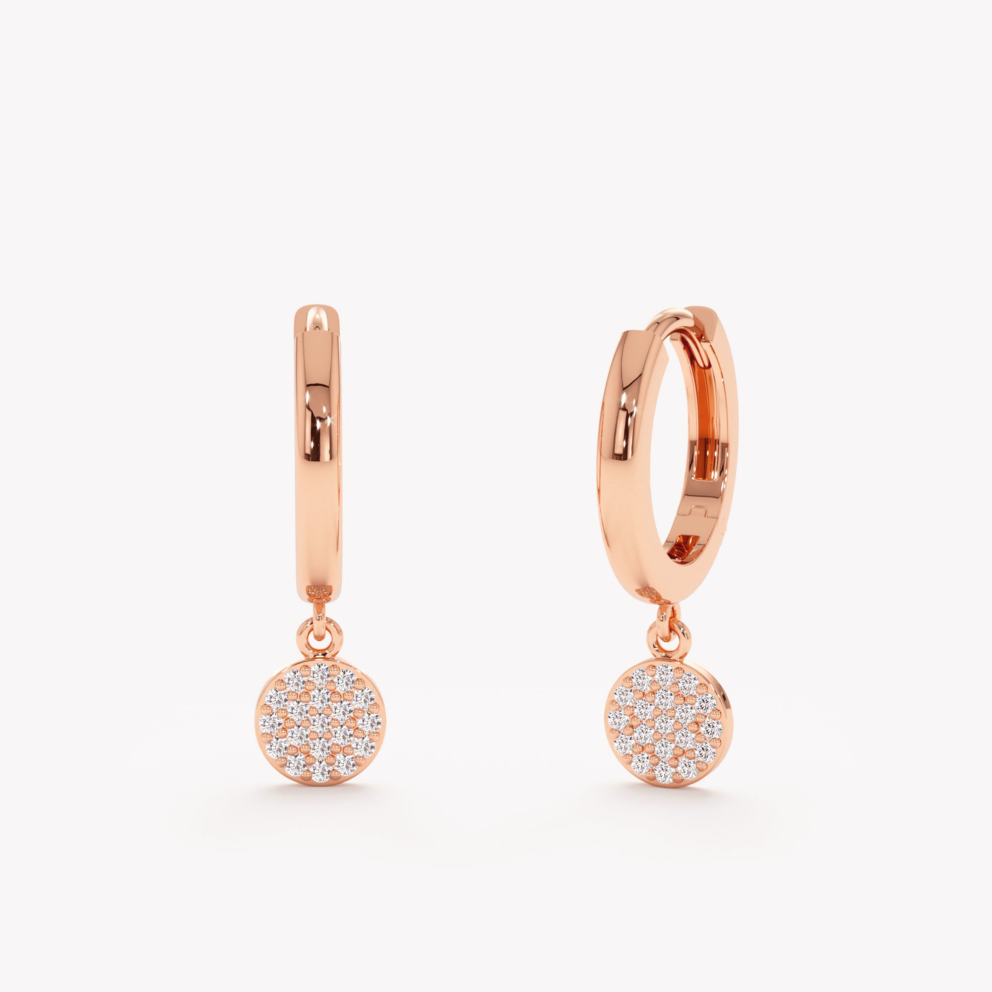 Twinkle Disc Hoops