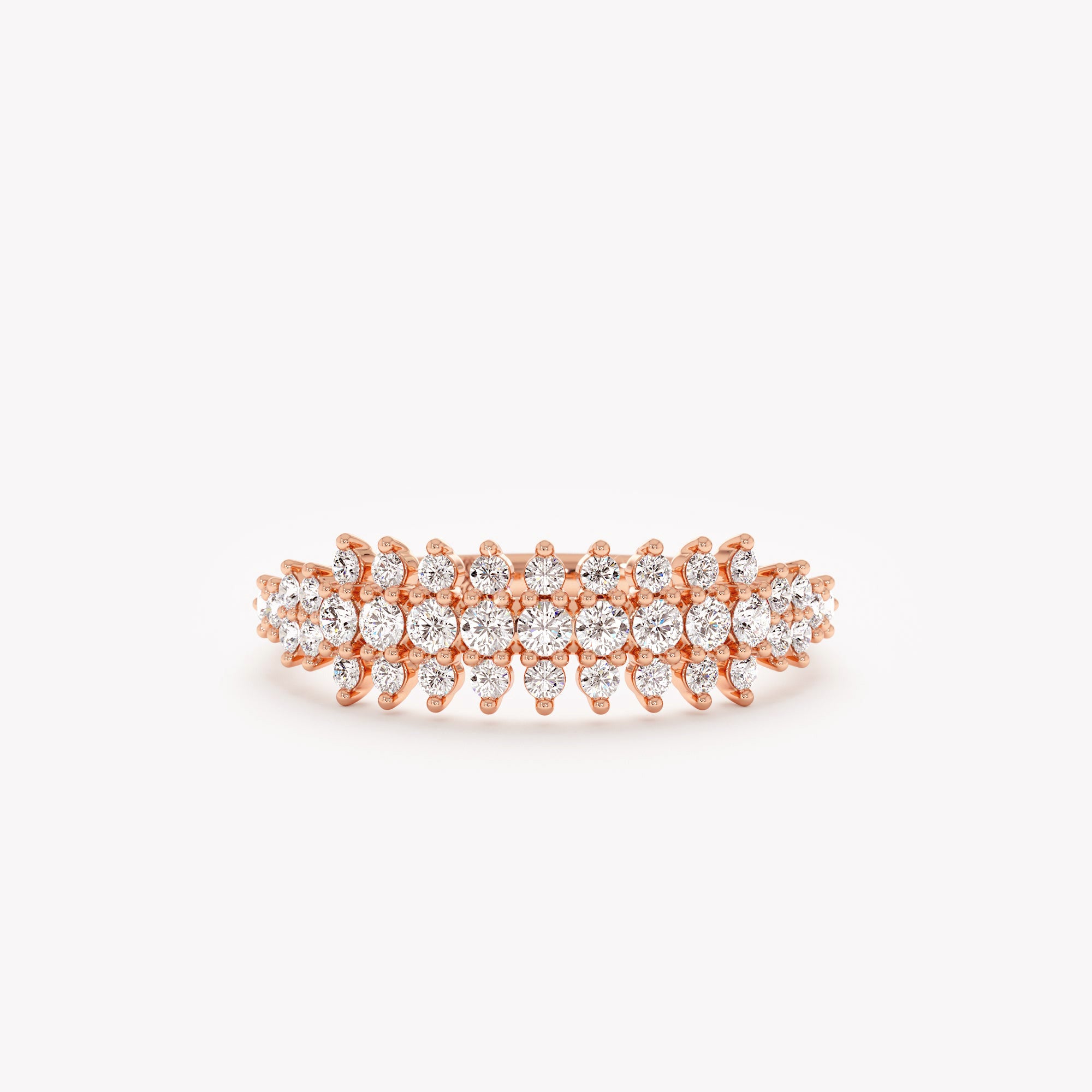 Signature Diamond Cluster Ring