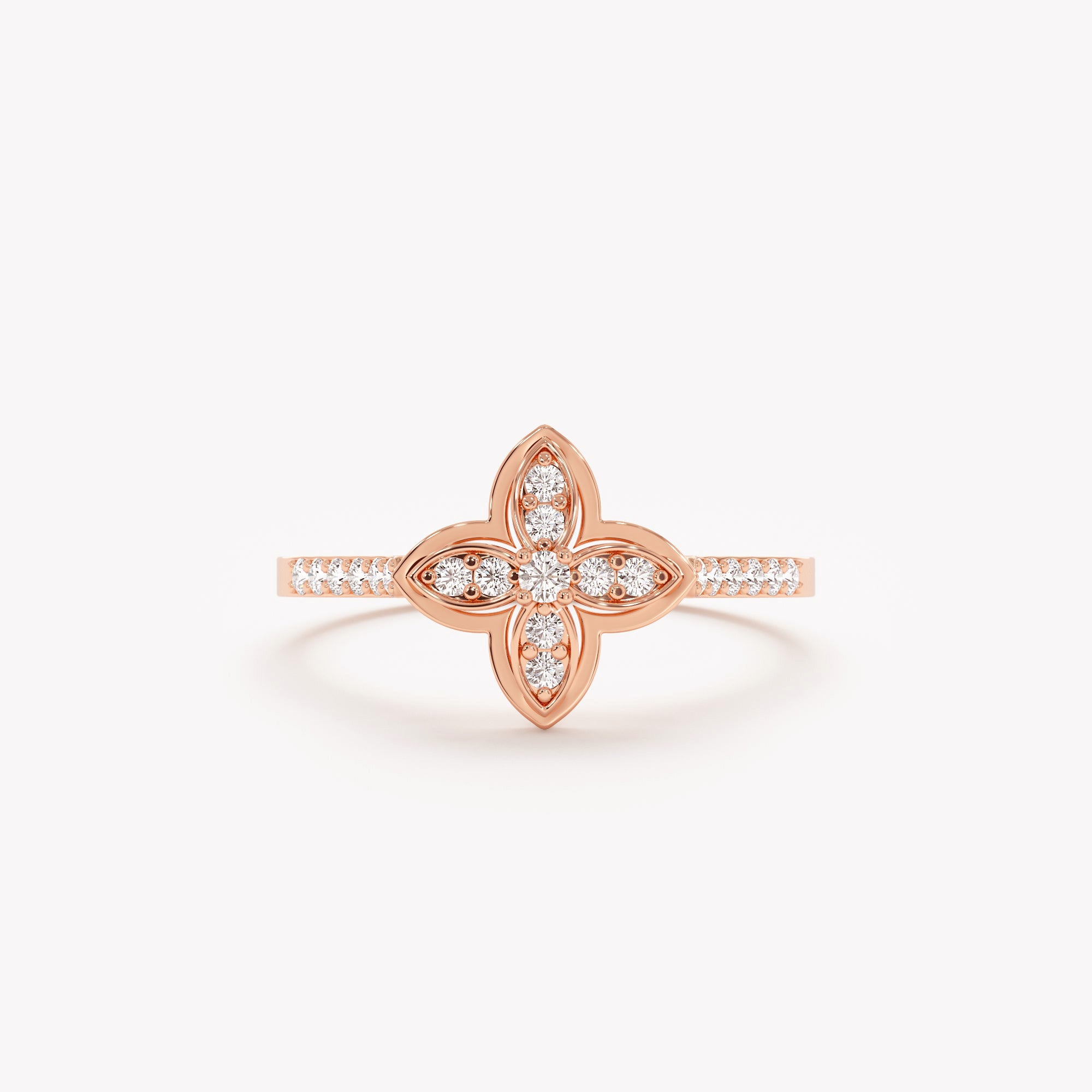 Four-Leaf Clover Ring