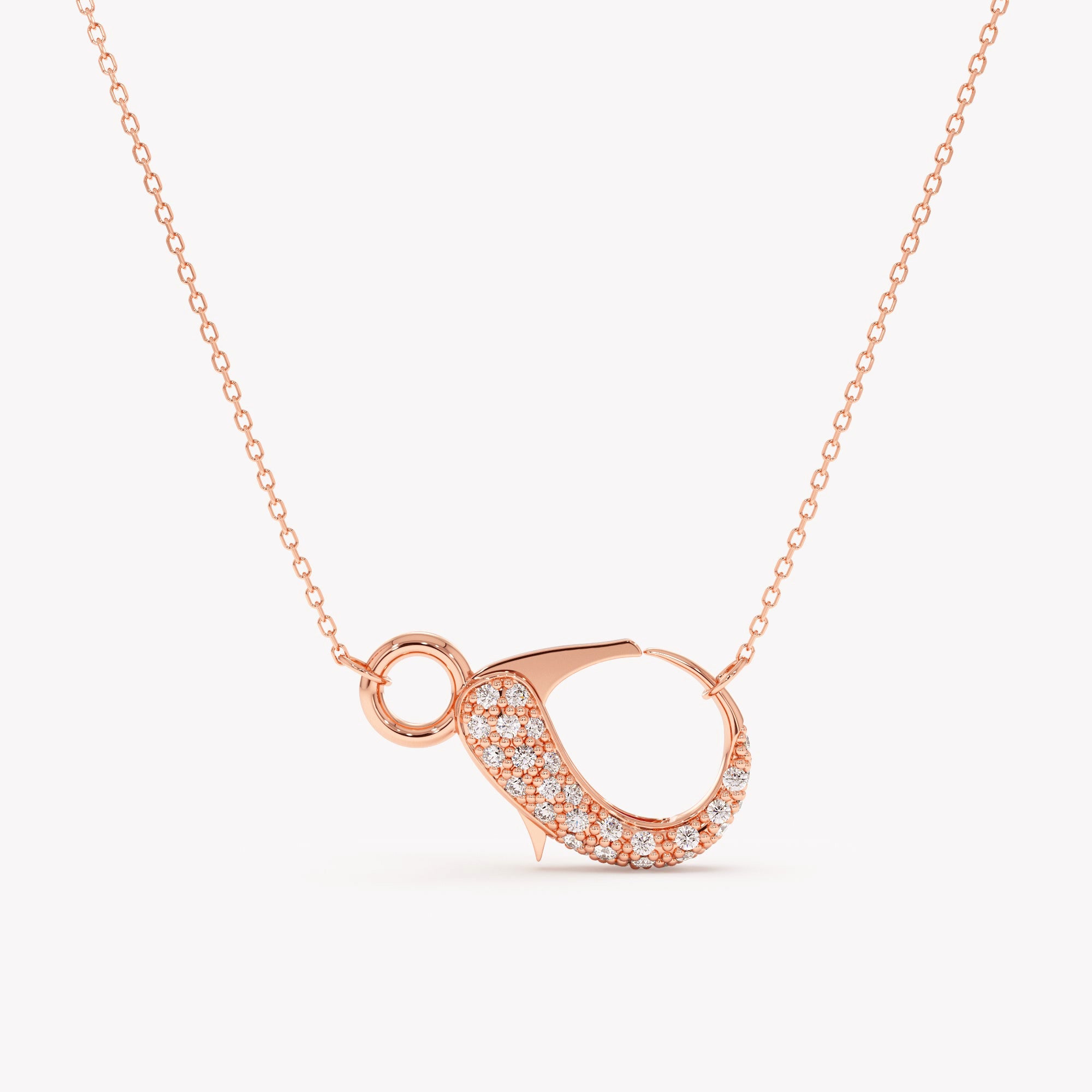 Diamond Radiant Link Enhancer Necklace