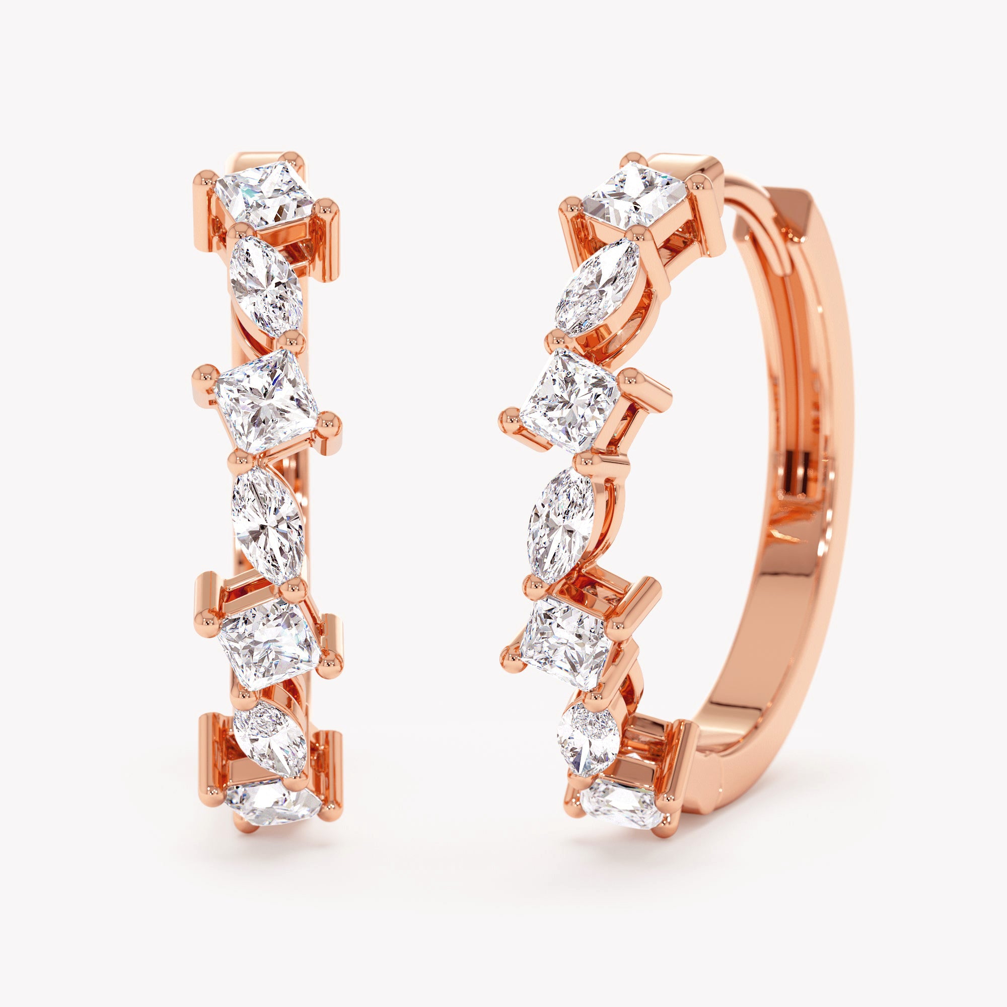 Dazzle Cluster Hoops