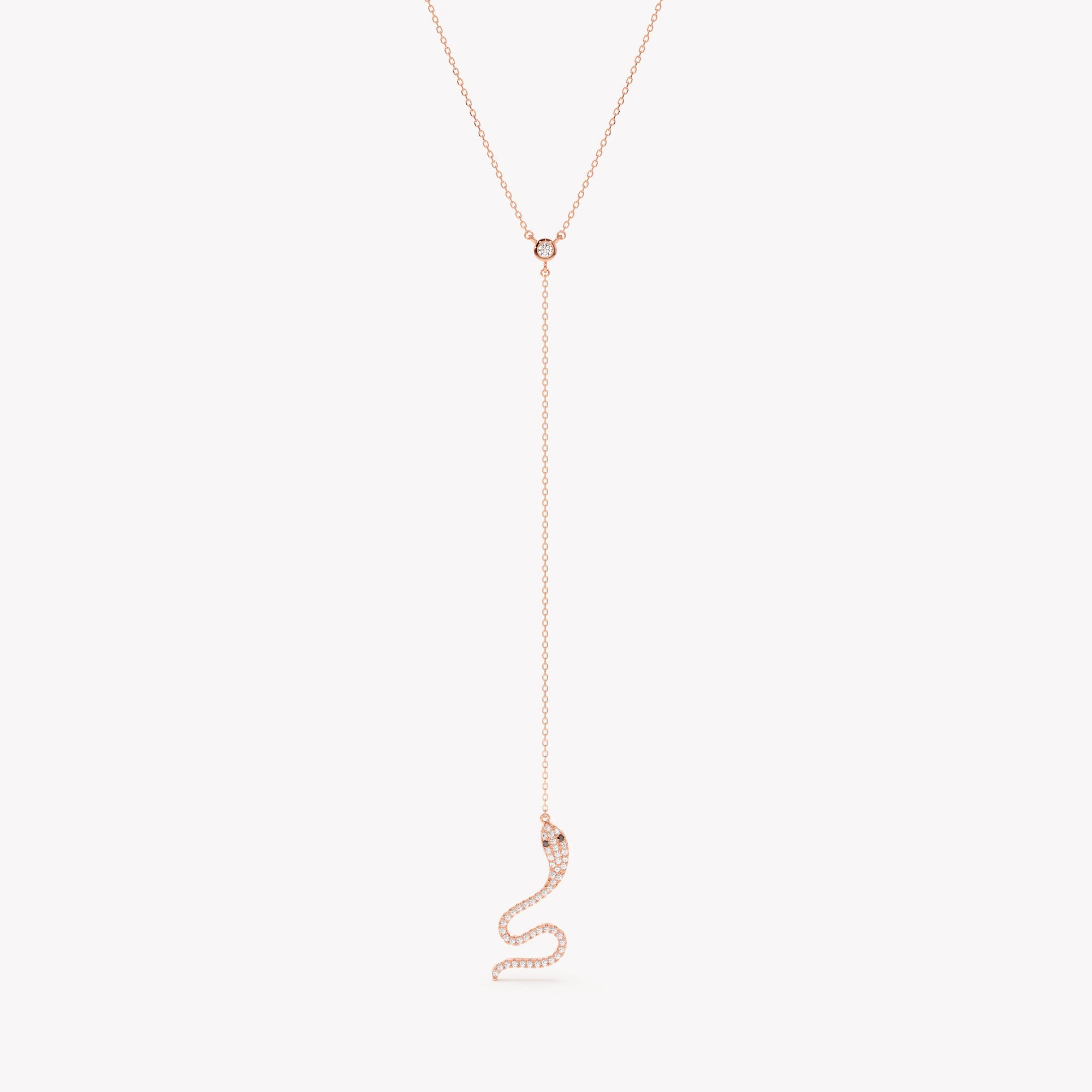 Twisting Serpent Pendant Necklace